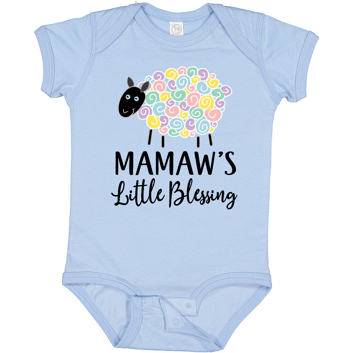 Inktastic Mamaw For Grandchild Girls Baby Bodysuit Sheep Girl Granddaughter New - Picture 2 of 7