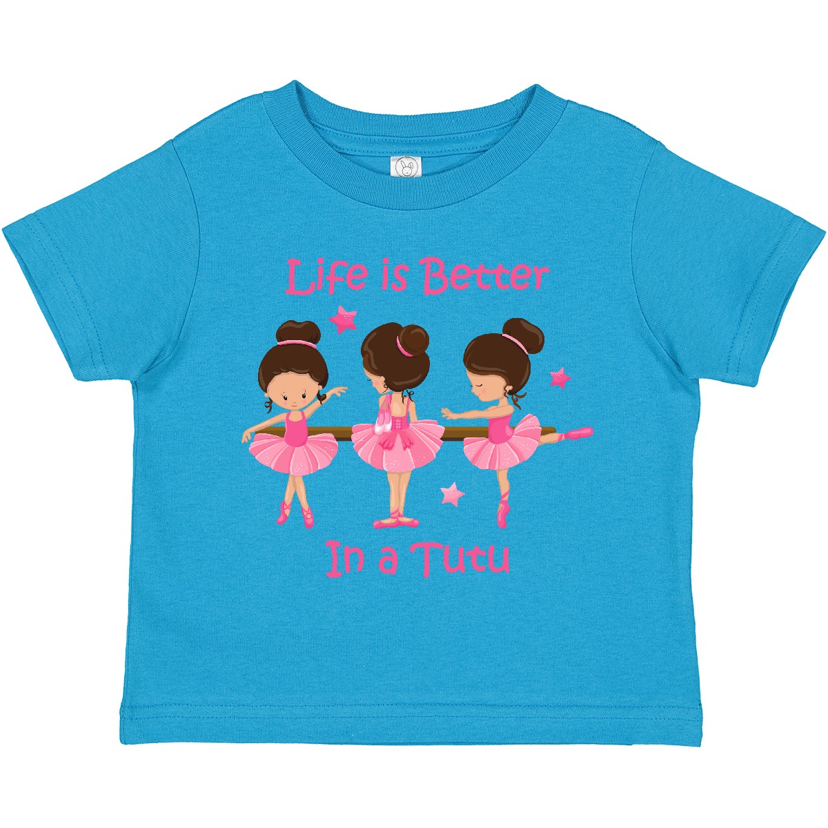 Inktastic Life's Better In A Tutu KS Kleinkind T-Shirt Life Is Ballerina Ballett - Bild 17 von 19