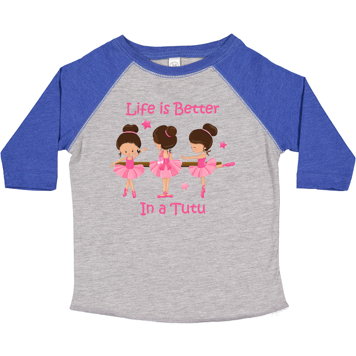 Inktastic Life's Better In A Tutu KS Kleinkind T-Shirt Life Is Ballerina Ballett - Bild 8 von 19