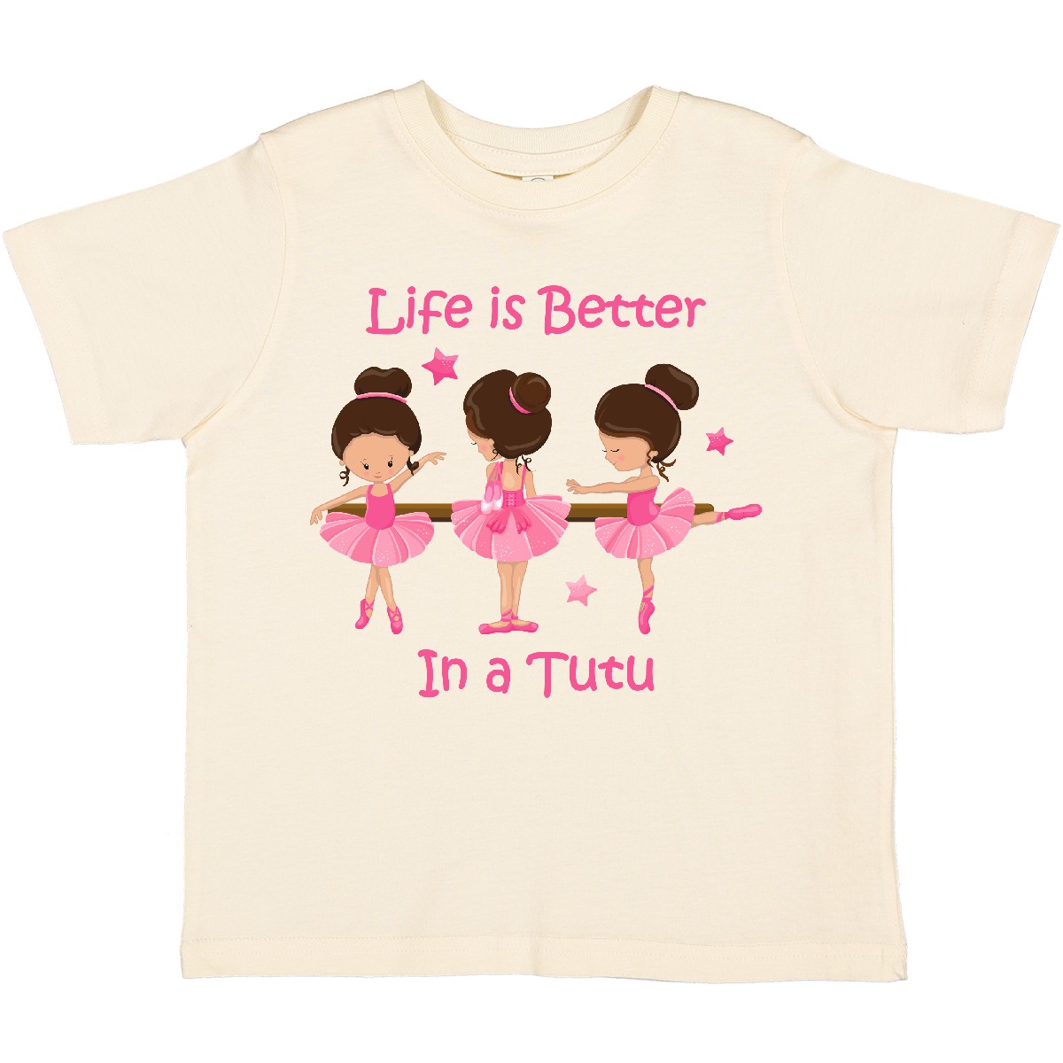 Inktastic Life's Better In A Tutu KS Kleinkind T-Shirt Life Is Ballerina Ballett - Bild 12 von 19