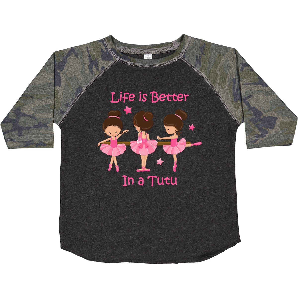 Inktastic Life's Better In A Tutu KS Kleinkind T-Shirt Life Is Ballerina Ballett - Bild 15 von 19