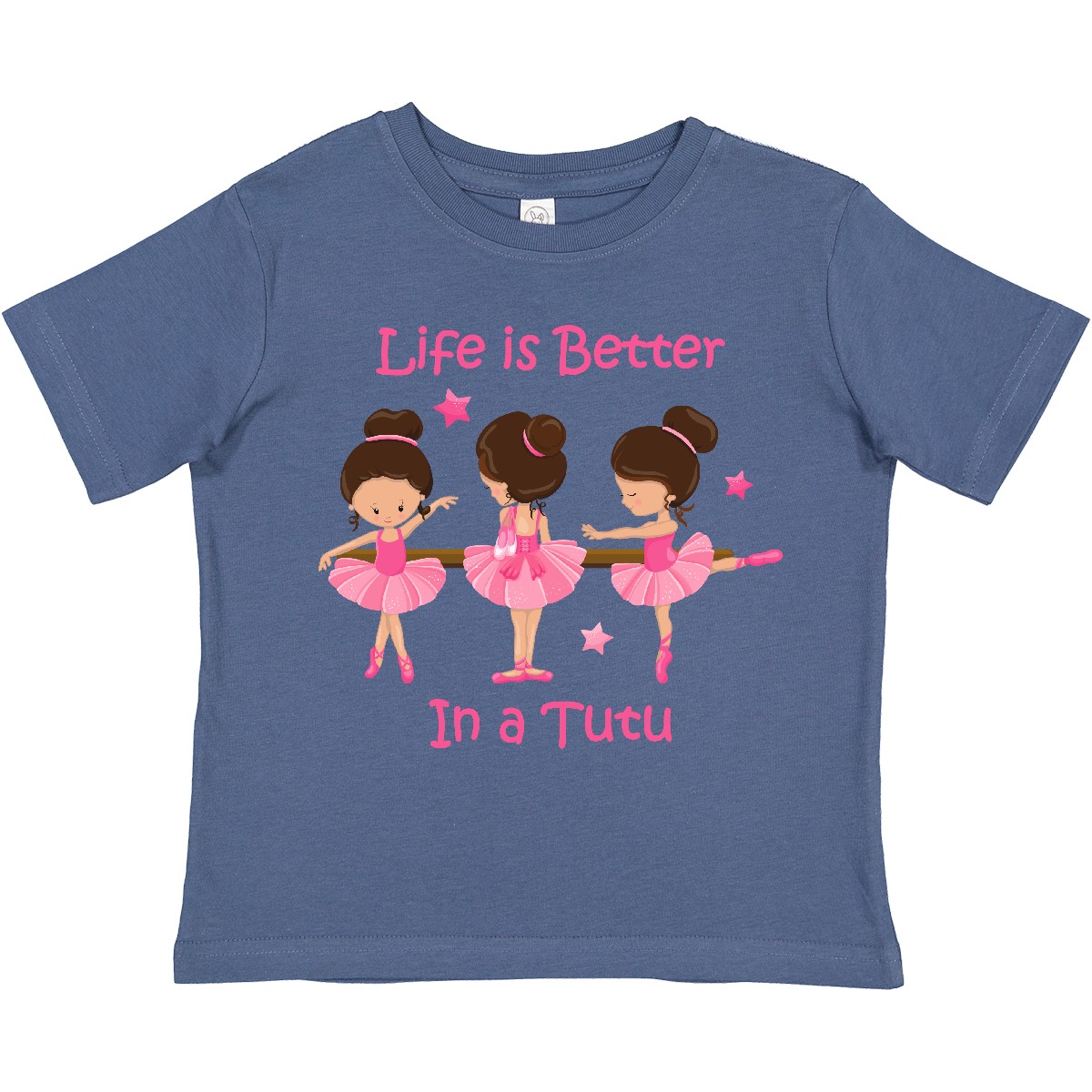 Inktastic Life's Better In A Tutu KS Kleinkind T-Shirt Life Is Ballerina Ballett - Bild 10 von 19