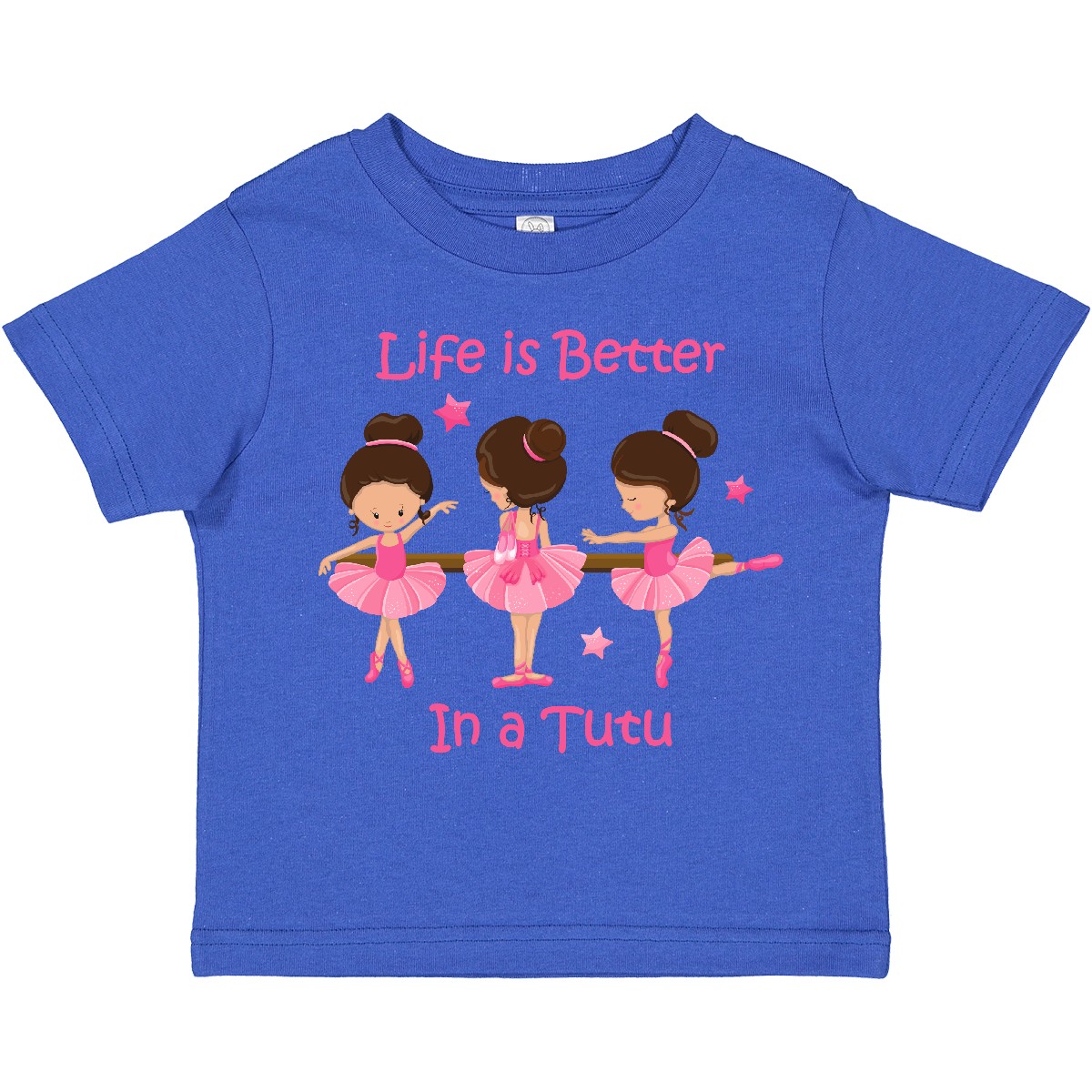 Inktastic Life's Better In A Tutu KS Kleinkind T-Shirt Life Is Ballerina Ballett - Bild 14 von 19