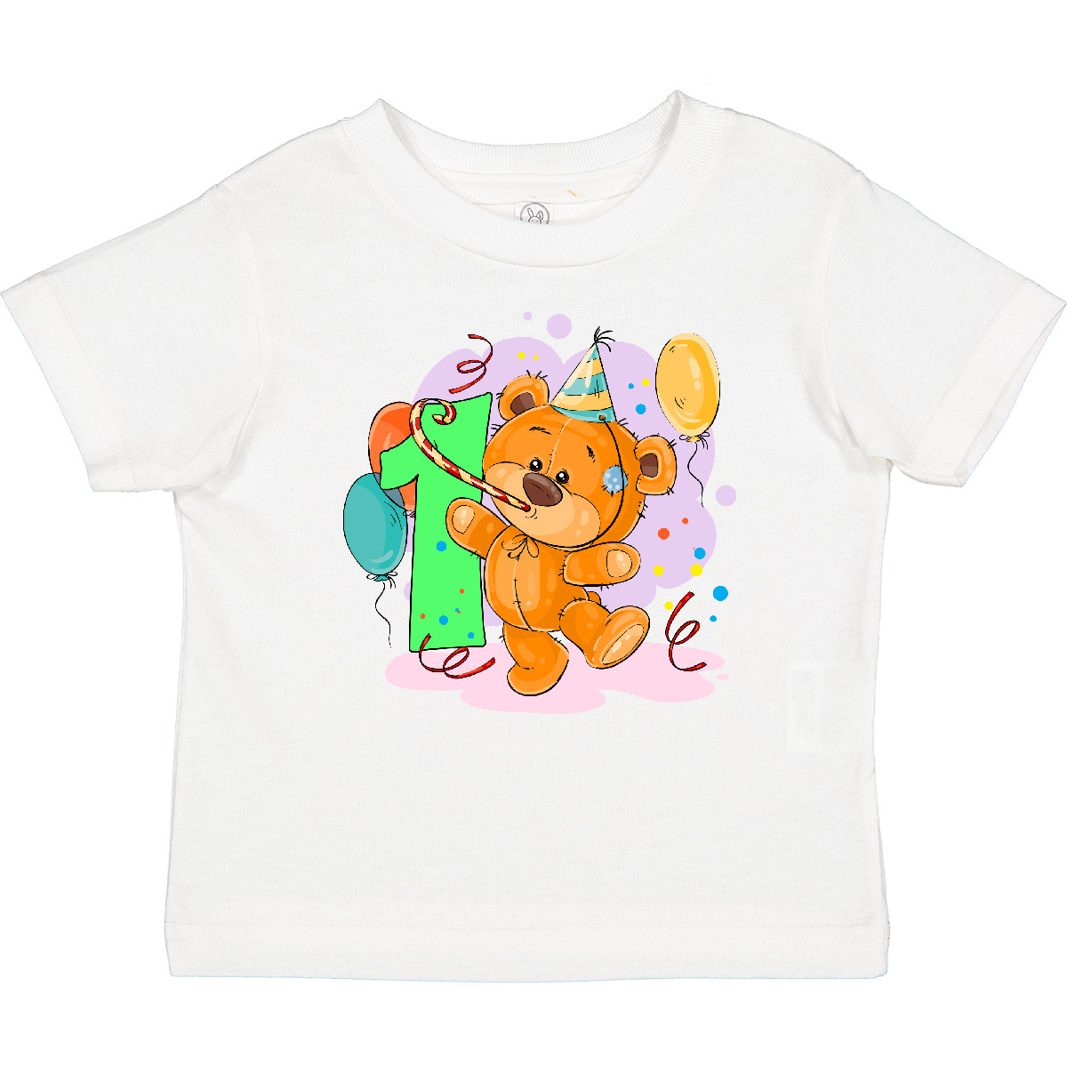 Inktastic 1st Birthday Teddy Bear Baby T-Shirt First Cute Infant Tees Shower - Picture 8 of 8