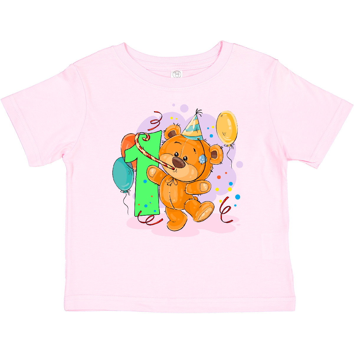 Inktastic 1st Birthday Teddy Bear Baby T-Shirt First Cute Infant Tees Shower - Picture 7 of 8