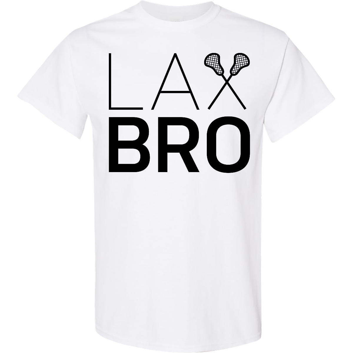 Inktastic Lax Bro Lacrosse T-Shirt Sports Culture Sticks Mens Clothing Apparel