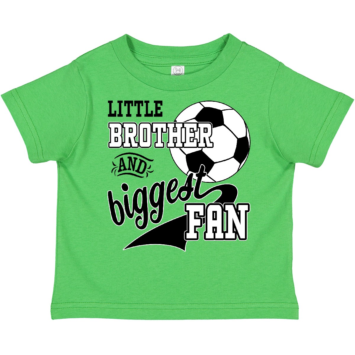 Inktastic Little Brother And Biggest Fan- Soccer Player Toddler T-Shirt Sports - Picture 2 of 10