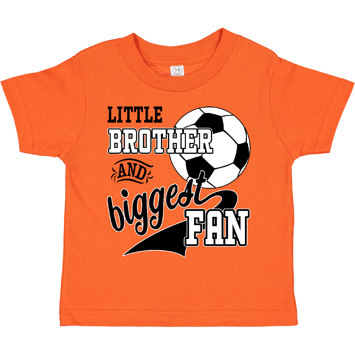 Inktastic Little Brother And Biggest Fan- Soccer Player Toddler T-Shirt Sports - Picture 7 of 10