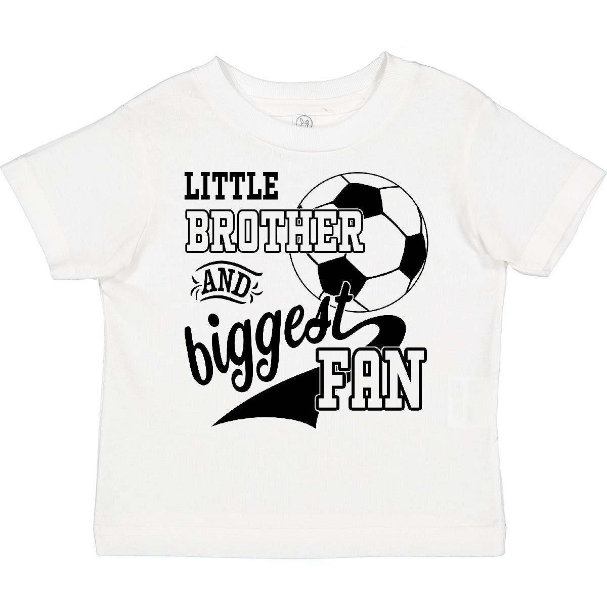 Inktastic Little Brother And Biggest Fan- Soccer Player Toddler T-Shirt Sports - Picture 10 of 10