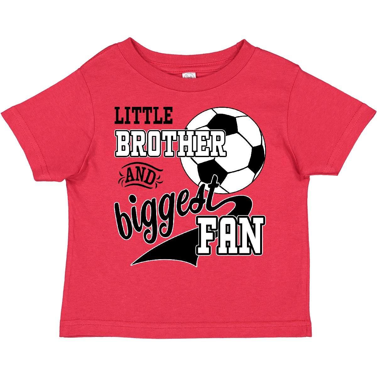 Inktastic Little Brother And Biggest Fan- Soccer Player Toddler T-Shirt Sports - Picture 9 of 10
