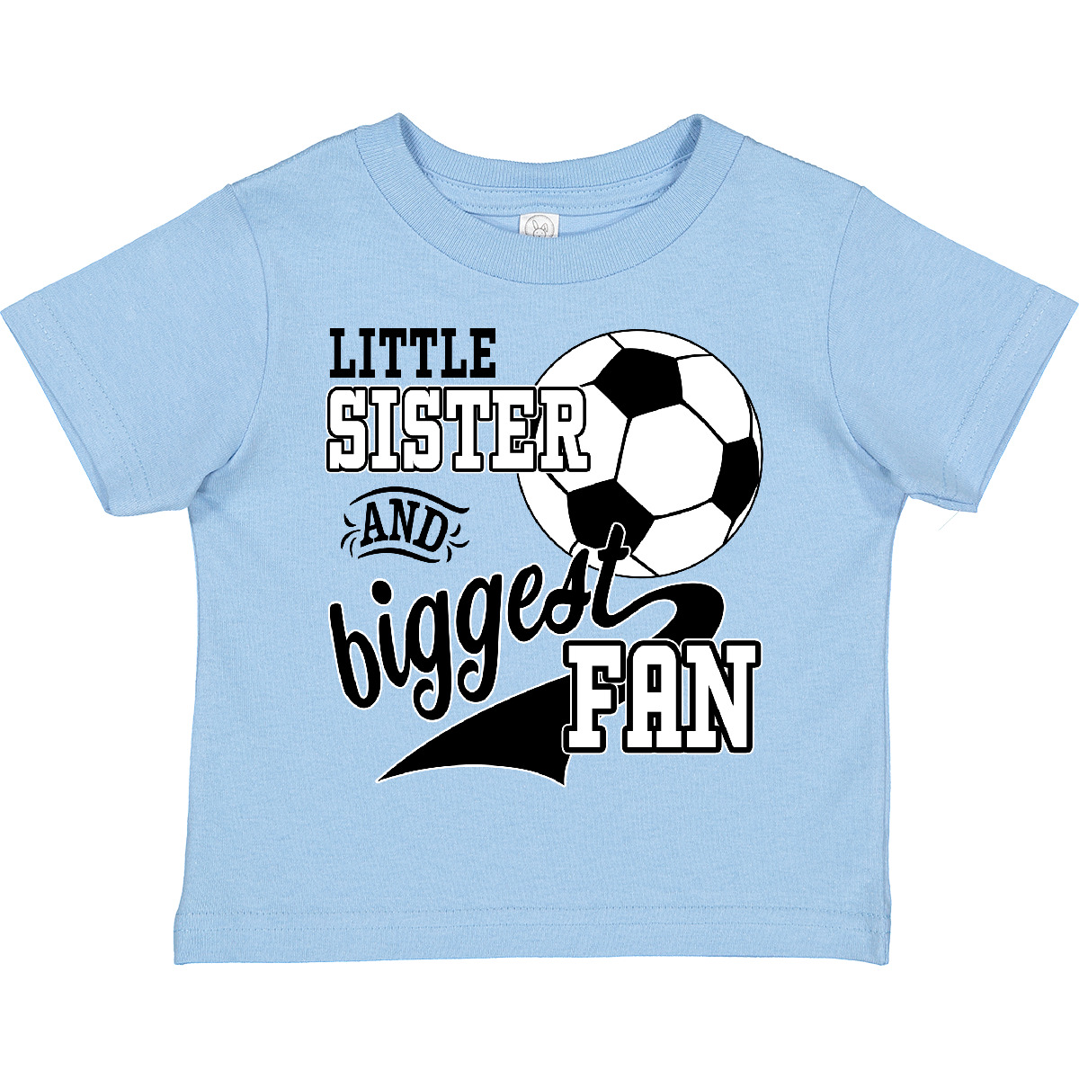 Inktastic kleine Schwester und größter Fan - Fußballspieler Kleinkind T-Shirt Sport - Bild 10 von 20