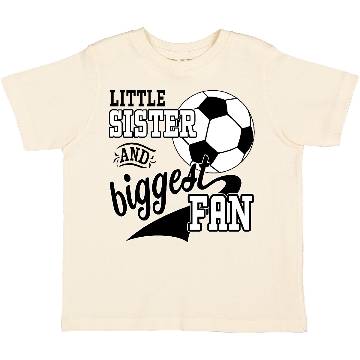Inktastic kleine Schwester und größter Fan - Fußballspieler Kleinkind T-Shirt Sport - Bild 12 von 20