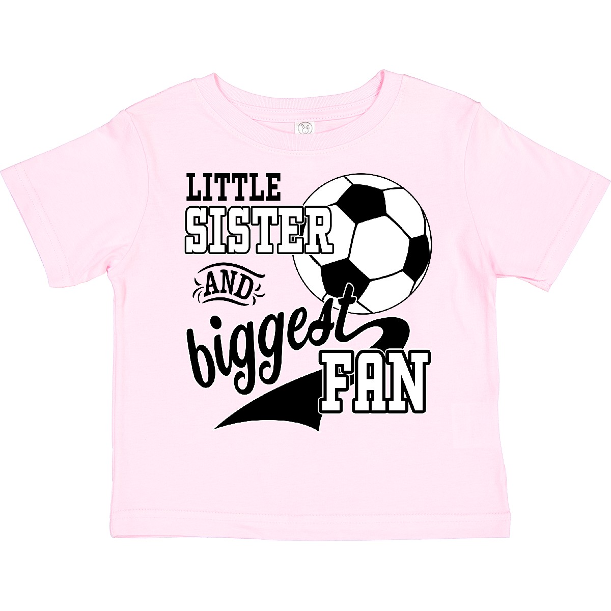 Inktastic kleine Schwester und größter Fan - Fußballspieler Kleinkind T-Shirt Sport - Bild 14 von 20