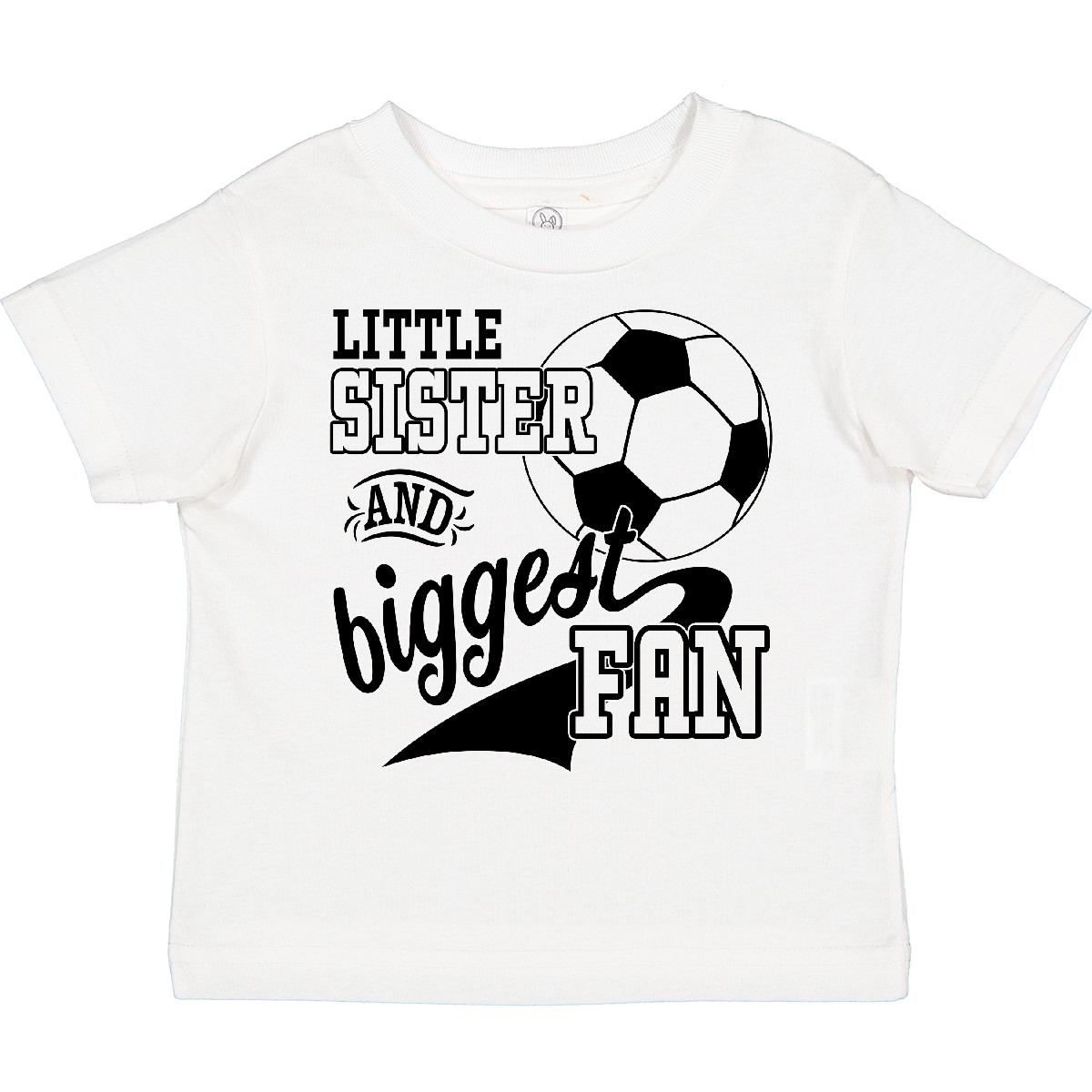 Inktastic kleine Schwester und größter Fan - Fußballspieler Kleinkind T-Shirt Sport - Bild 20 von 20