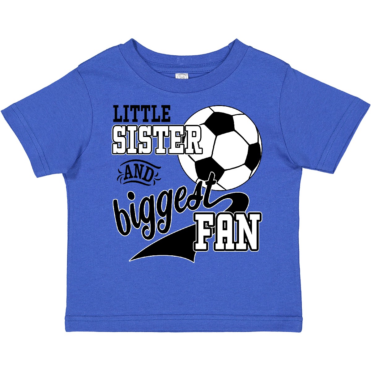 Inktastic kleine Schwester und größter Fan - Fußballspieler Kleinkind T-Shirt Sport - Bild 16 von 20