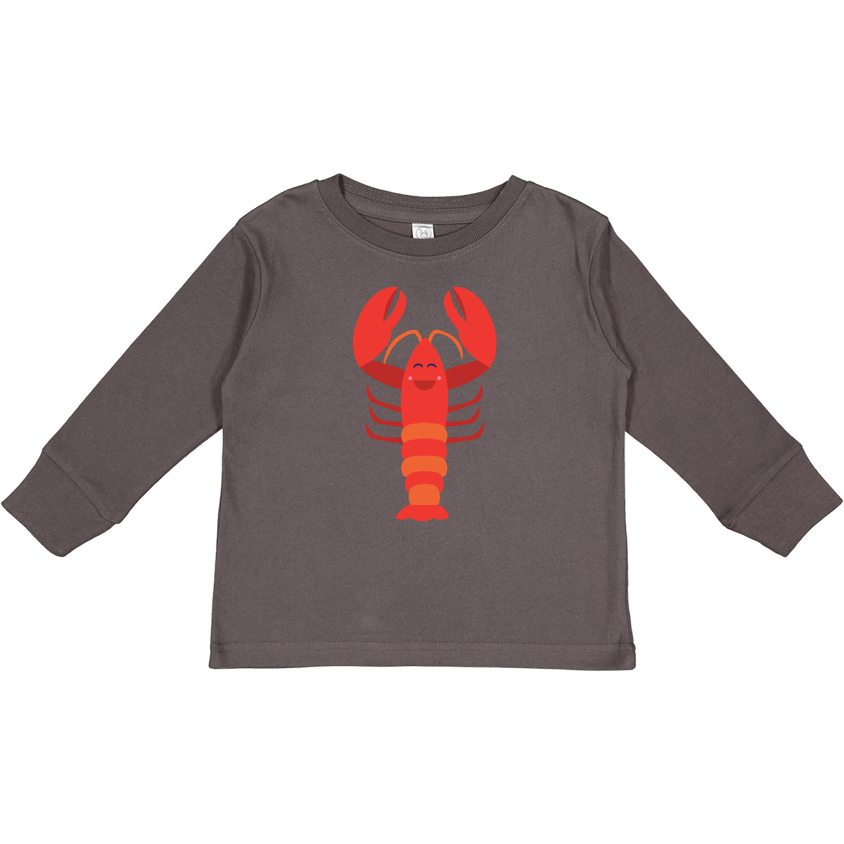 Inktastic Lobster Cute Ocean Creature Toddler Long Sleeve T-Shirt Sea Animal - Picture 2 of 3