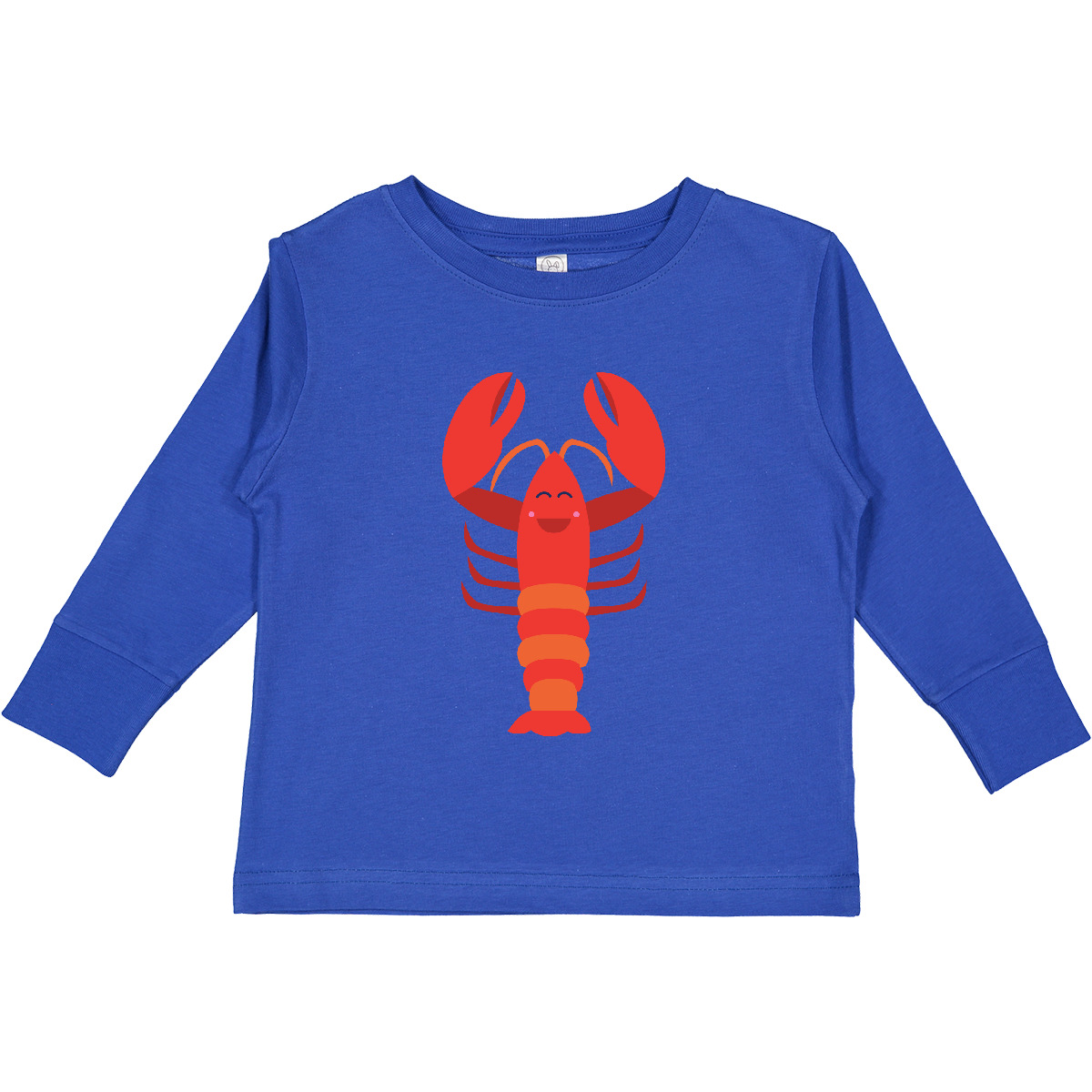 Inktastic Lobster Cute Ocean Creature Toddler Long Sleeve T-Shirt Sea Animal - Picture 3 of 3