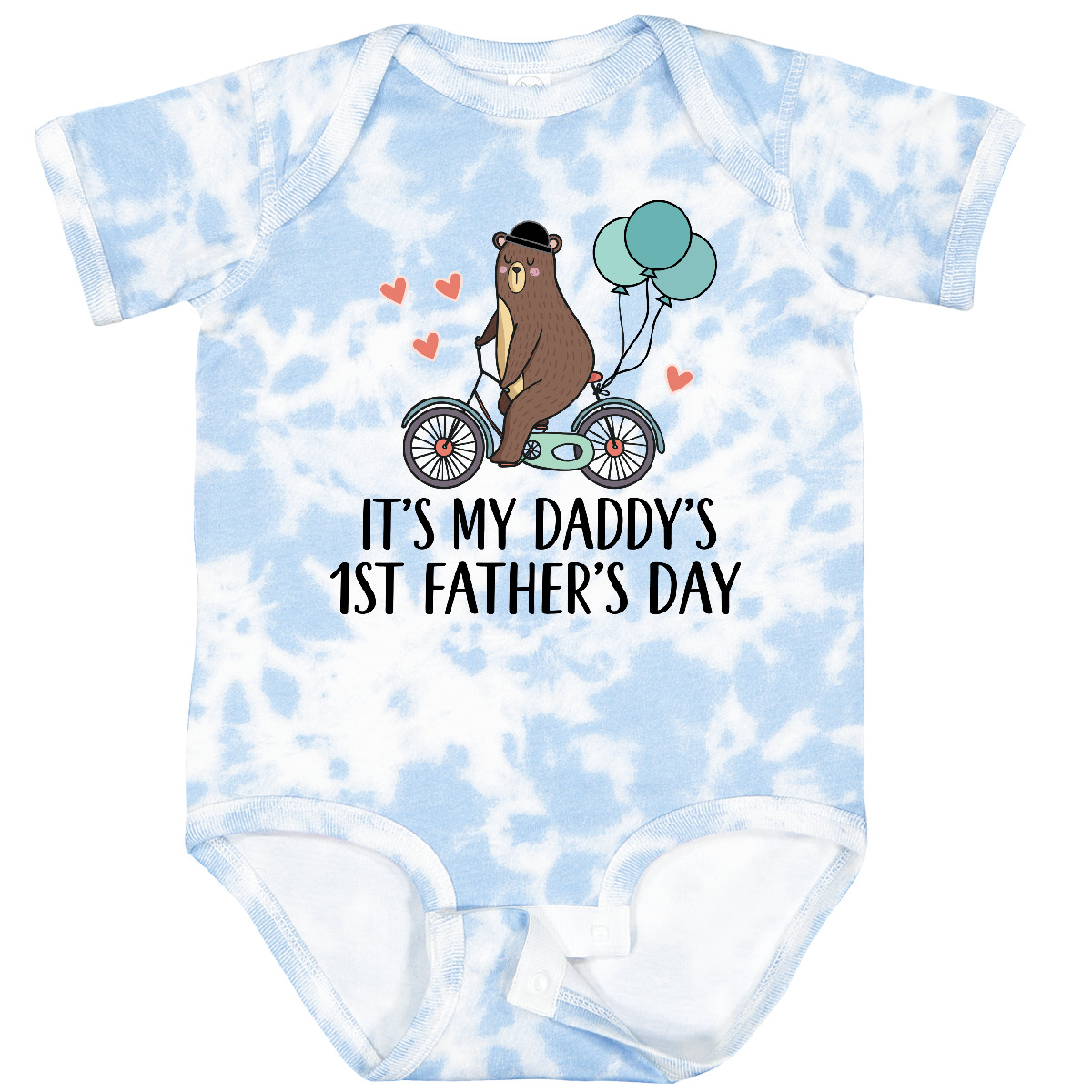 Inktastic Daddys 1st Fathers Day Boys Baby Bodysuit Daddy Childs Cute Bear - Picture 6 of 9