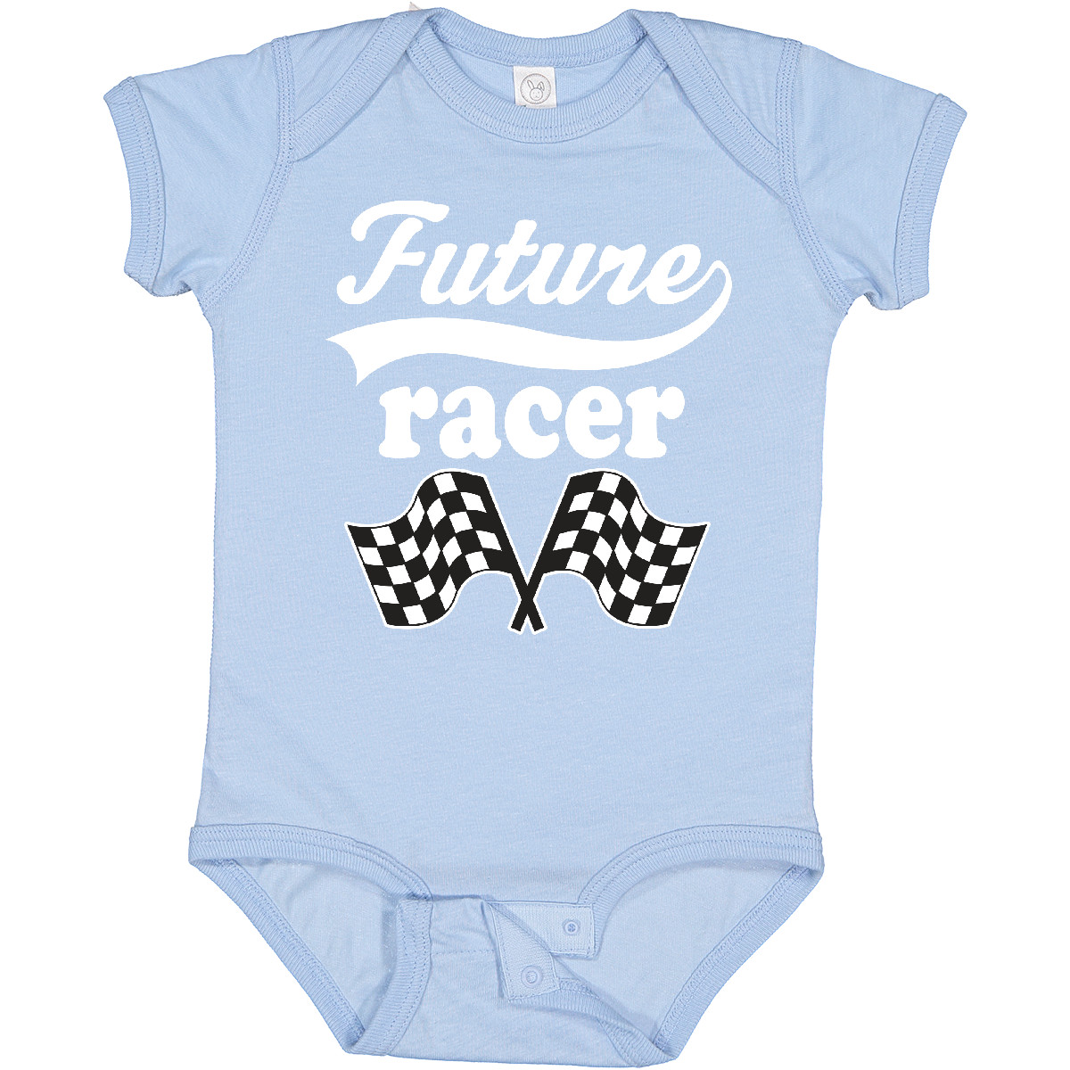 Inktastic Future Racer Car Racing Baby Bodysuit Rally Flags Childs Cute Infant - Picture 7 of 9