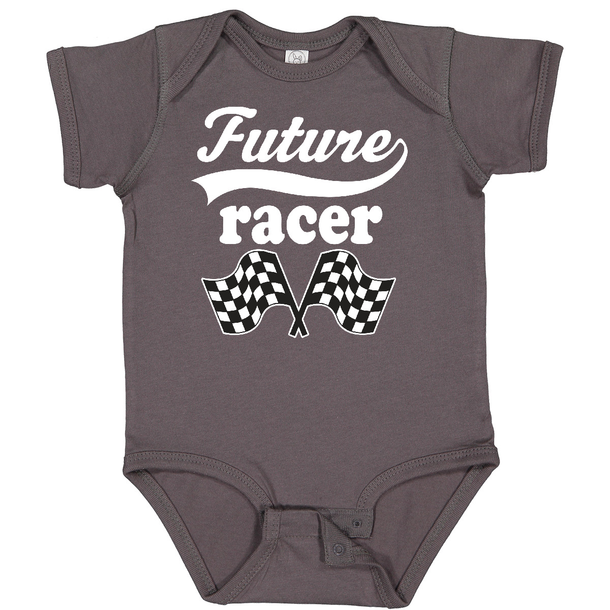 Inktastic Future Racer Car Racing Baby Bodysuit Rally Flags Childs Cute Infant - Picture 3 of 9