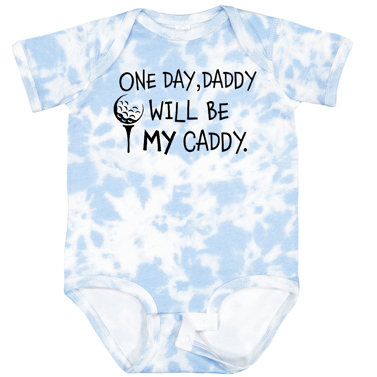 Inktastic One Day, Daddy Will Be MY Caddy- Kids Golfing Baby Bodysuit Sports Dad - Picture 19 of 26