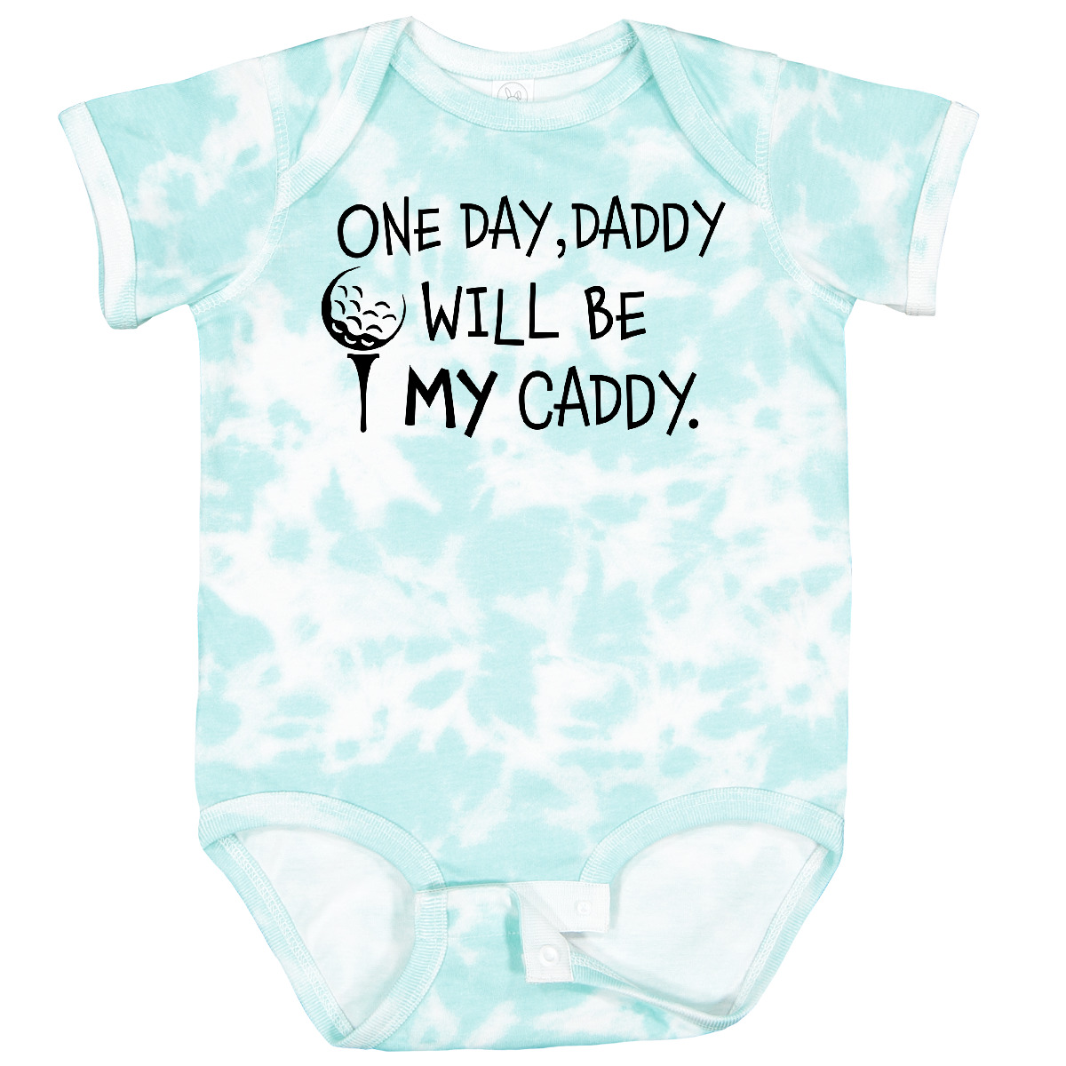 Inktastic One Day, Daddy Will Be MY Caddy- Kids Golfing Baby Bodysuit Sports Dad - Picture 20 of 26