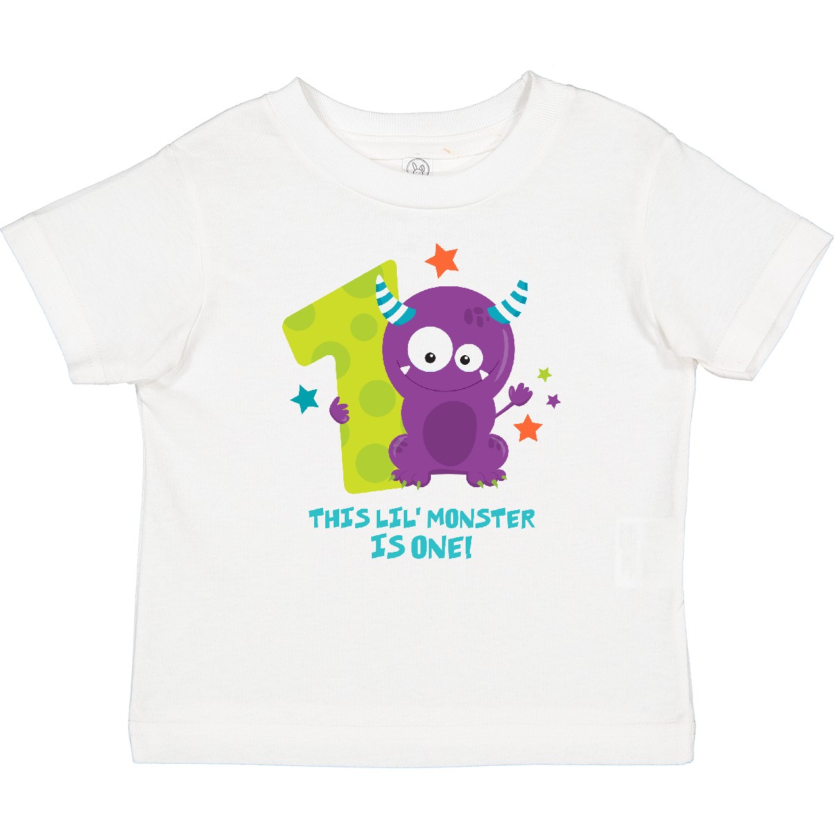 Inktastic Monster 1st Birthday Baby T-Shirt Little Cartoon Cute Funny Children - Bild 8 von 8