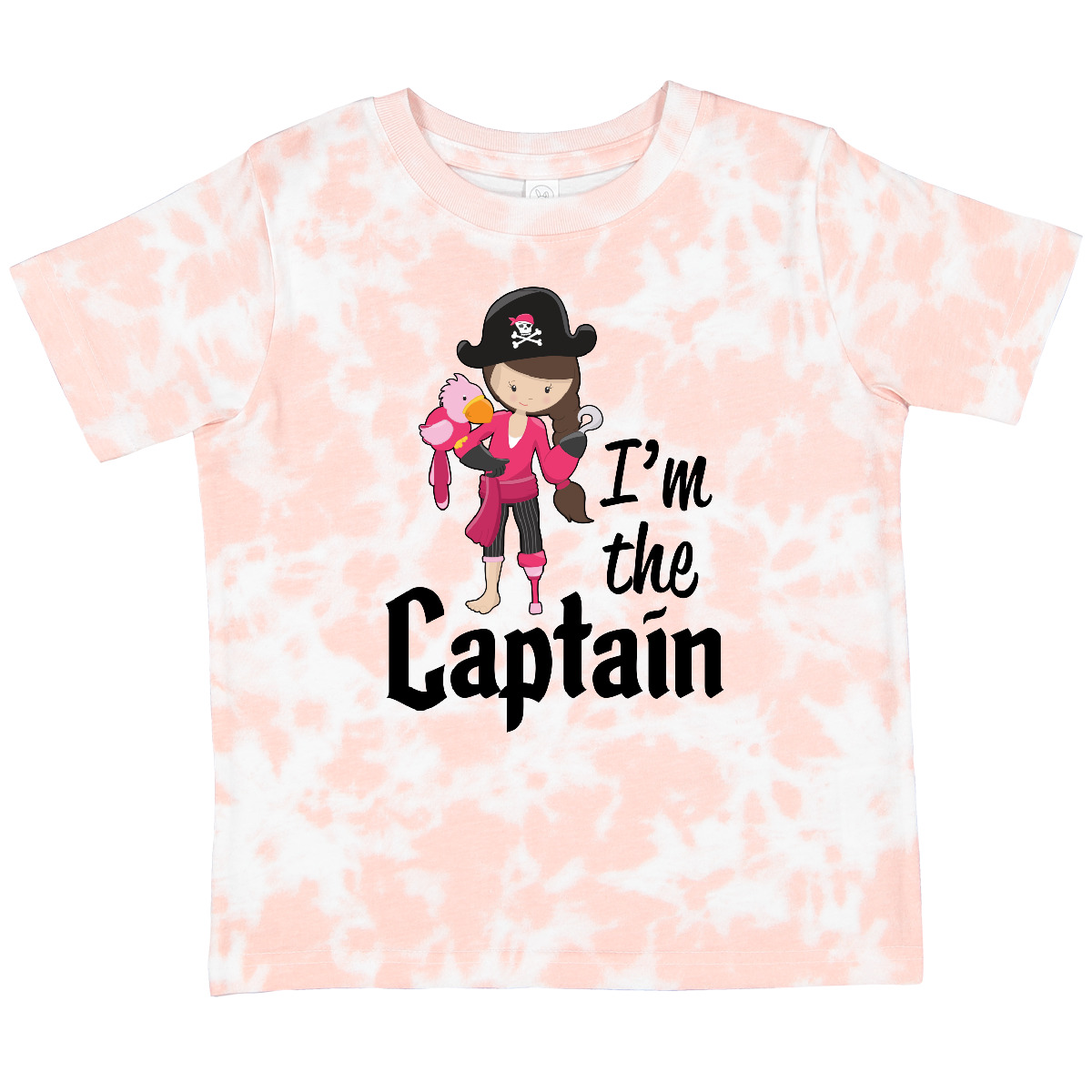 Inktastic I'm The Captain- Pirate Girl Toddler T-Shirt Pirates Princess Charge - Picture 11 of 14
