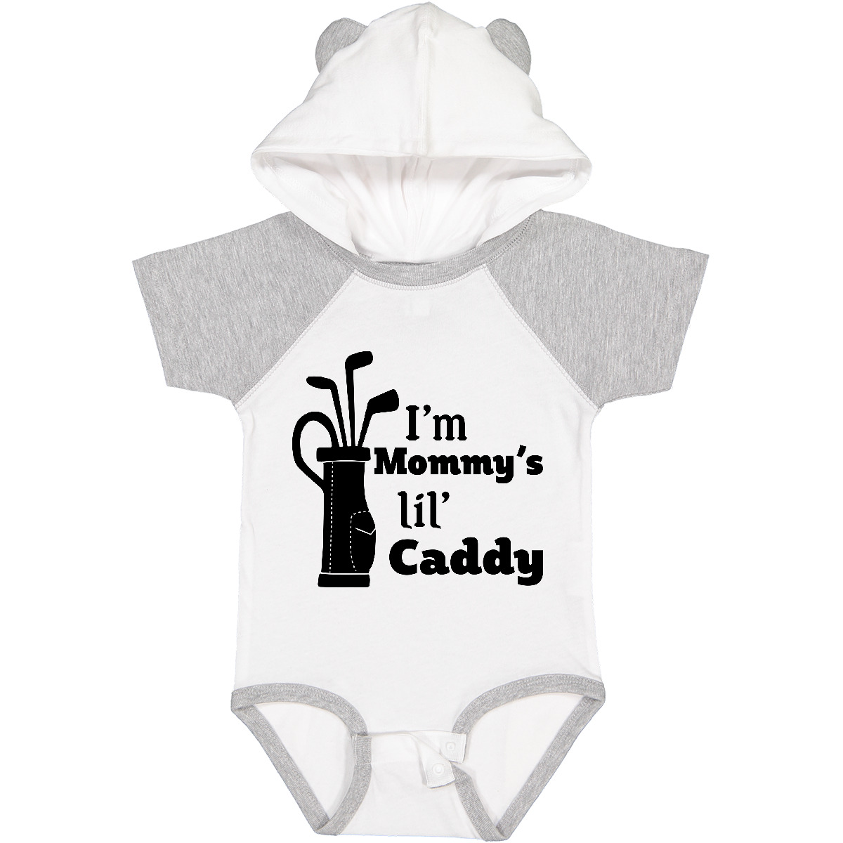 Inktastic I'm Mommy's Lil' Caddy- Golf For Kids Baby Bodysuit Sports Mom Mommy