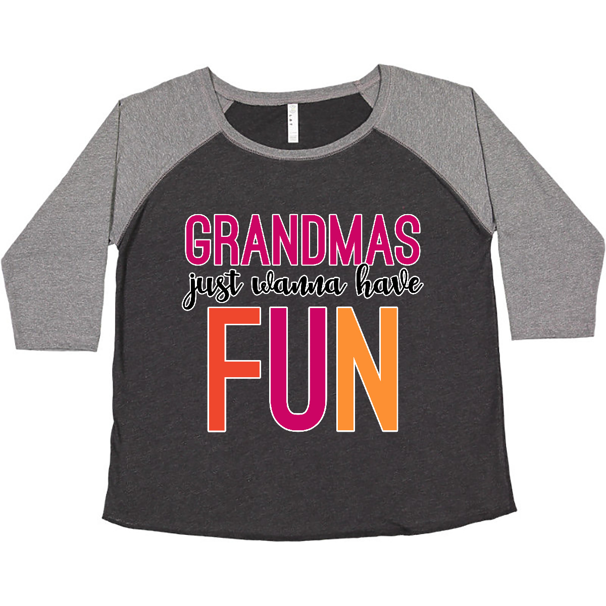 Inktastic Grandmas Have Fun Women's Plus Size T-Shirt Grandma Cool Spoiling Just - Bild 2 von 5
