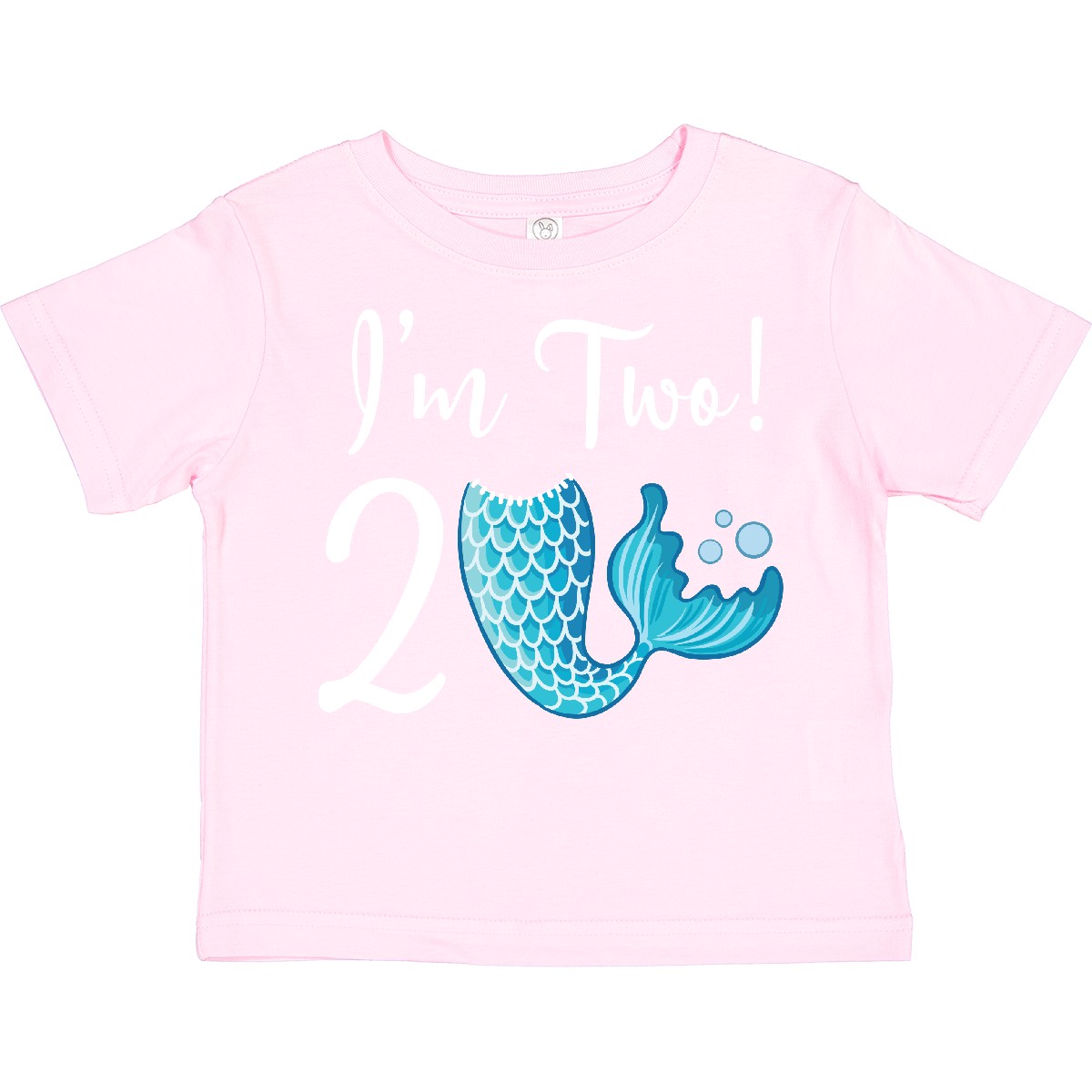 Inktastic 2nd Birthday Mermaid Party Toddler T-Shirt 2 Year Old Two Tail Childs - Picture 7 of 9
