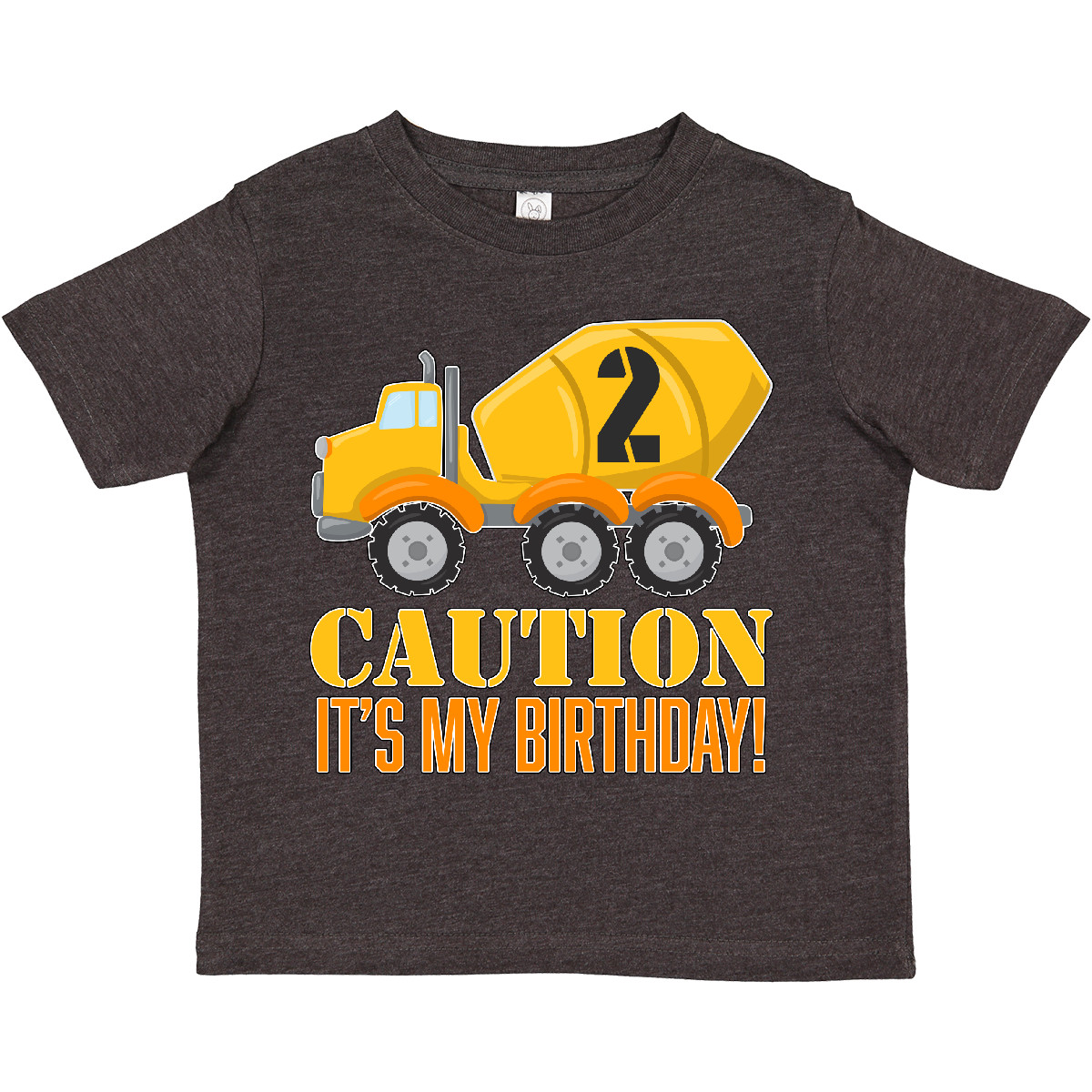 Inktastic 2nd Birthday Construction Truck, Cement Mixer - 2 Toddler T-Shirt Two - Picture 13 of 14
