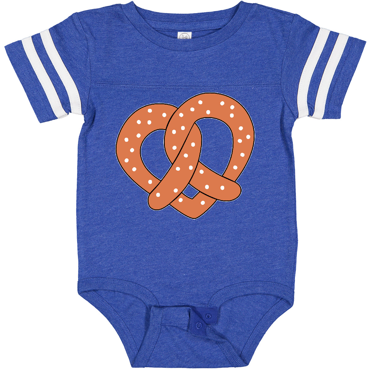 Inktastic Heart-shaped Pretzel Baby Bodysuit Autumn Fall German Germany October