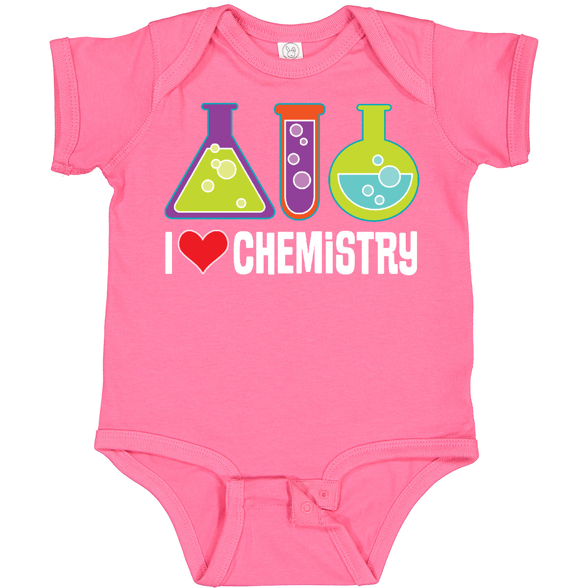 Inktastic I Love Chemie Wissenschaft Baby Body Chemiker Biochemiker Biochemie - Bild 7 von 13