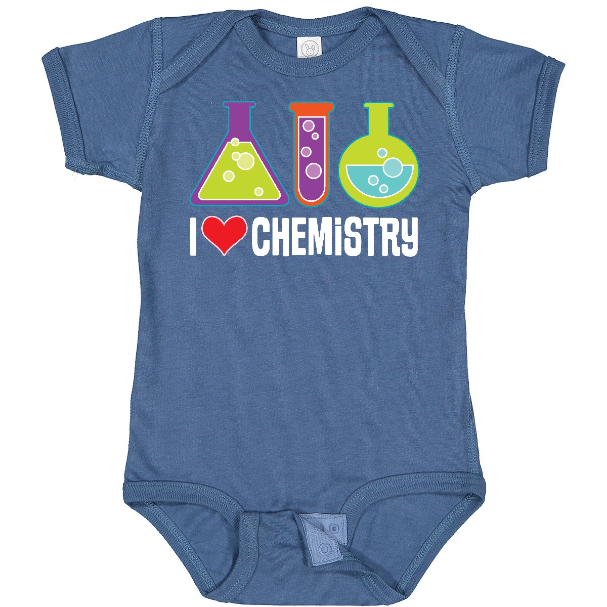 Inktastic I Love Chemie Wissenschaft Baby Body Chemiker Biochemiker Biochemie - Bild 8 von 13