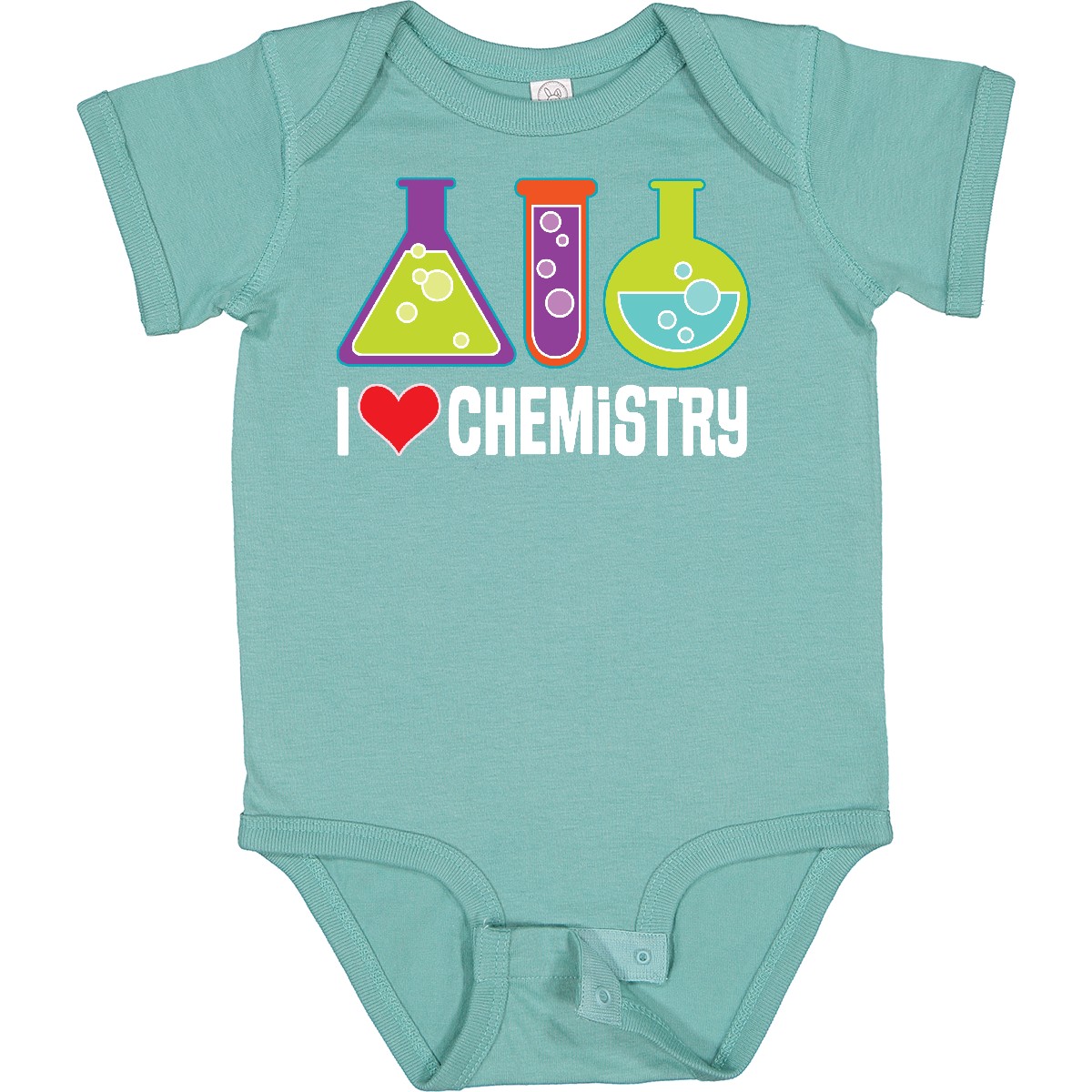 Inktastic I Love Chemie Wissenschaft Baby Body Chemiker Biochemiker Biochemie - Bild 13 von 13