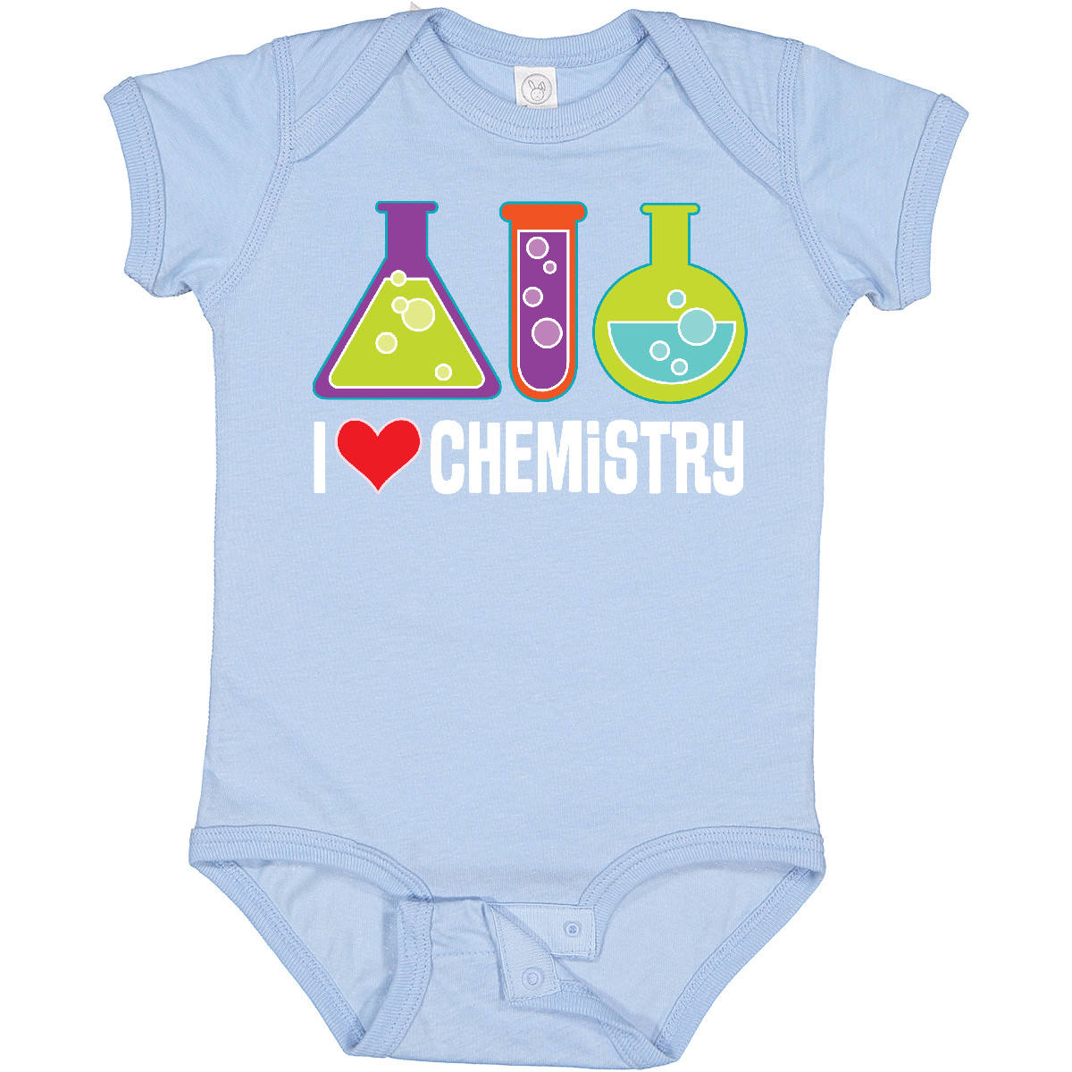 Inktastic I Love Chemie Wissenschaft Baby Body Chemiker Biochemiker Biochemie - Bild 9 von 13