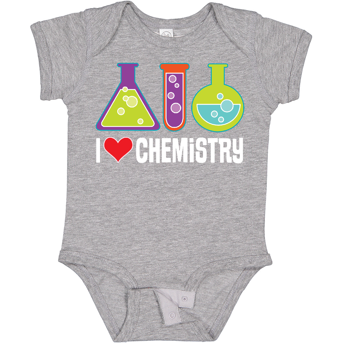 Inktastic I Love Chemie Wissenschaft Baby Body Chemiker Biochemiker Biochemie - Bild 6 von 13