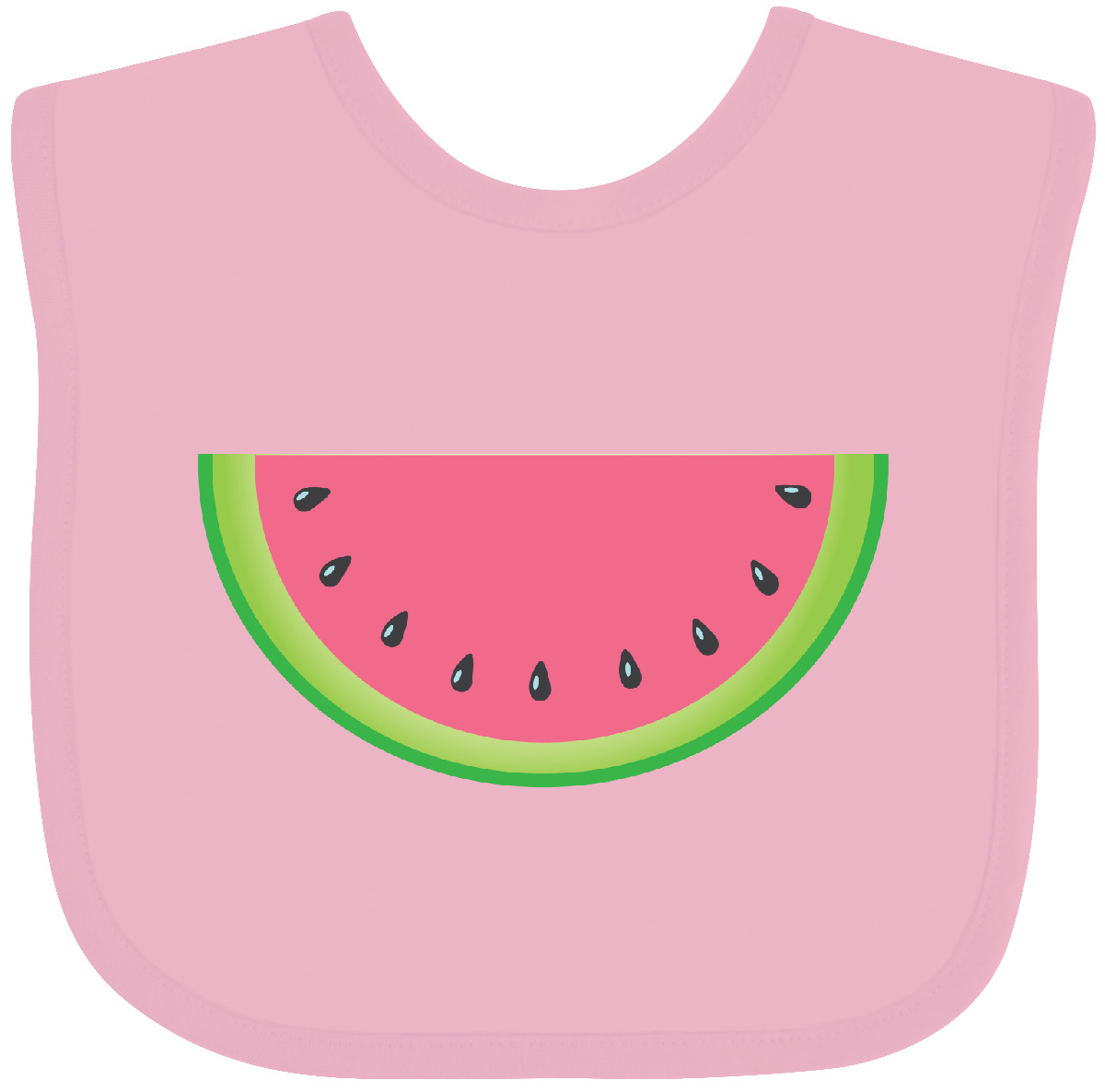 Inktastic Watermelon Slice Baby Bib Melon Food Summer Dessert Fruit Picnic