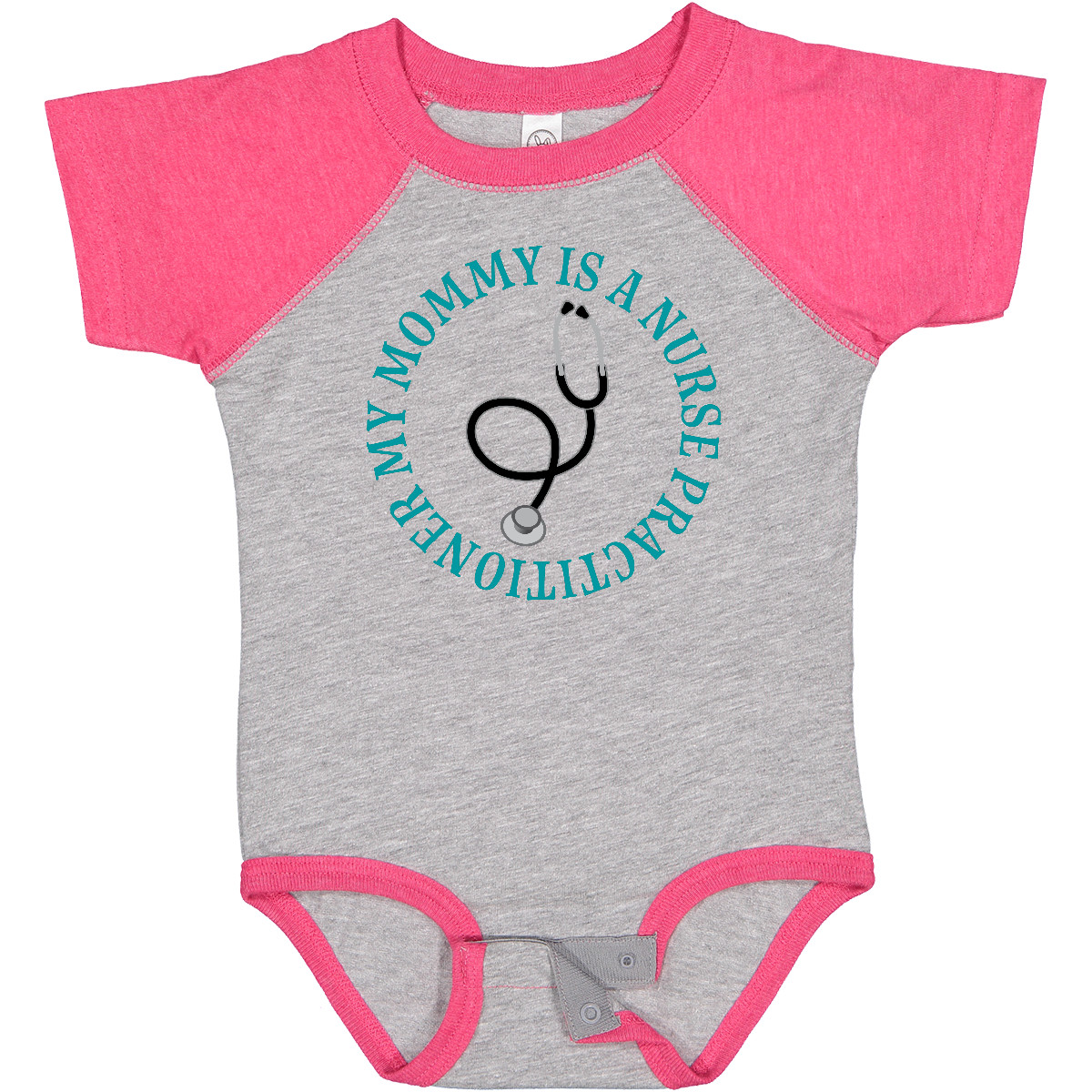 Inktastic Nurse Practitioner Mommy Childs Baby Bodysuit Nursing Occupation