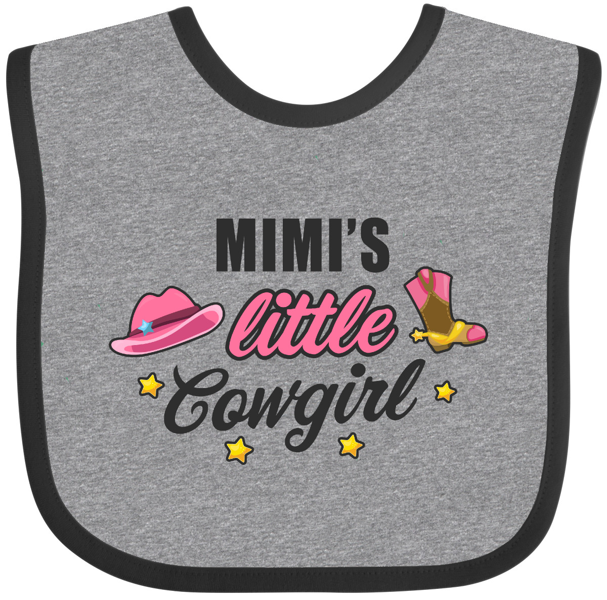 Inktastic Mimis kleines Cowgirl mit Cowgirl Hut und Stiefeln Baby Lätzchen Kinder Mädchen - Bild 2 von 7