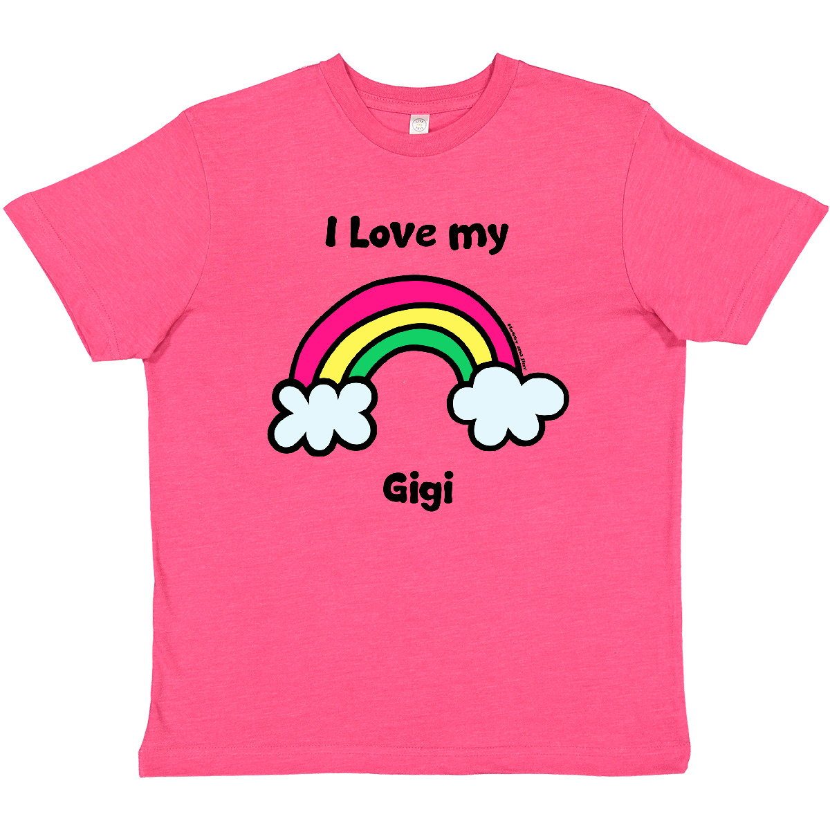 Inktastic I Love My Gigi Youth T-Shirt Lucky Rainbow Pot Of Gold Happy Children - Picture 2 of 3