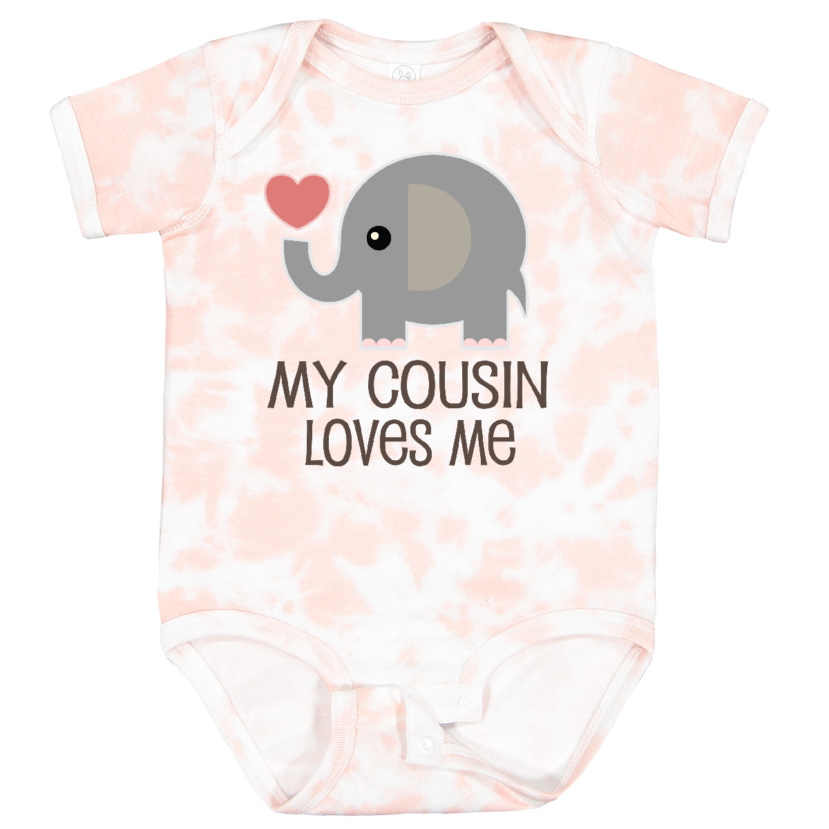 Inktastic My Cousin Loves Me Baby Bodysuit Animals Childs Boys Girls Heart Love - Picture 16 of 19