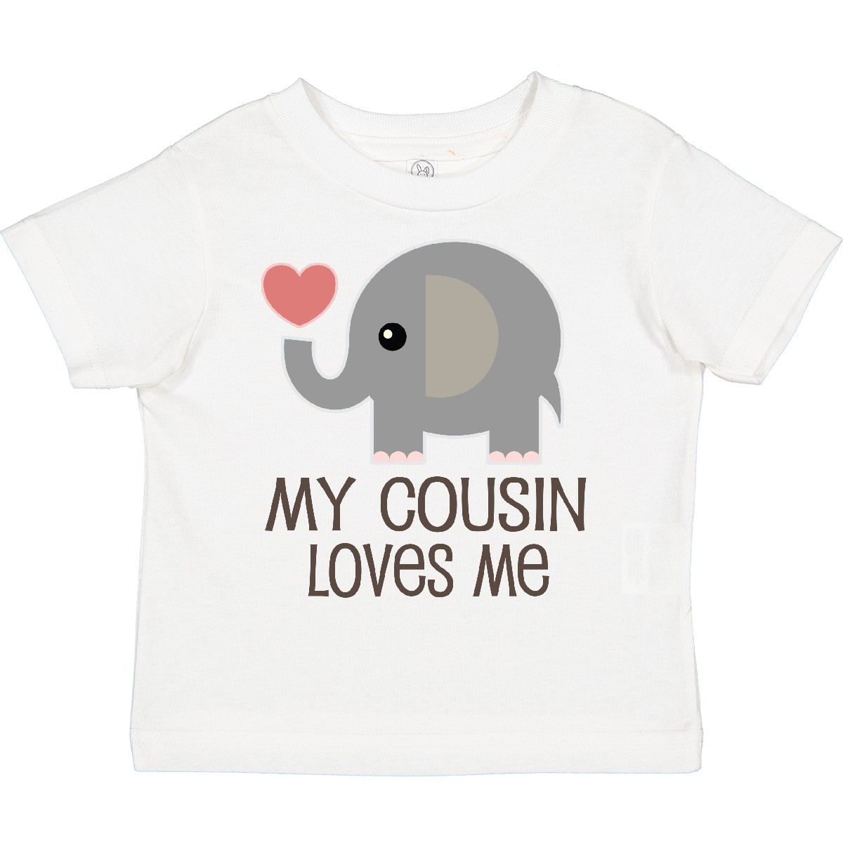 Inktastic My Cousin Loves Me Toddler T-Shirt Animals Childs Boys Girls Heart For - Picture 9 of 9