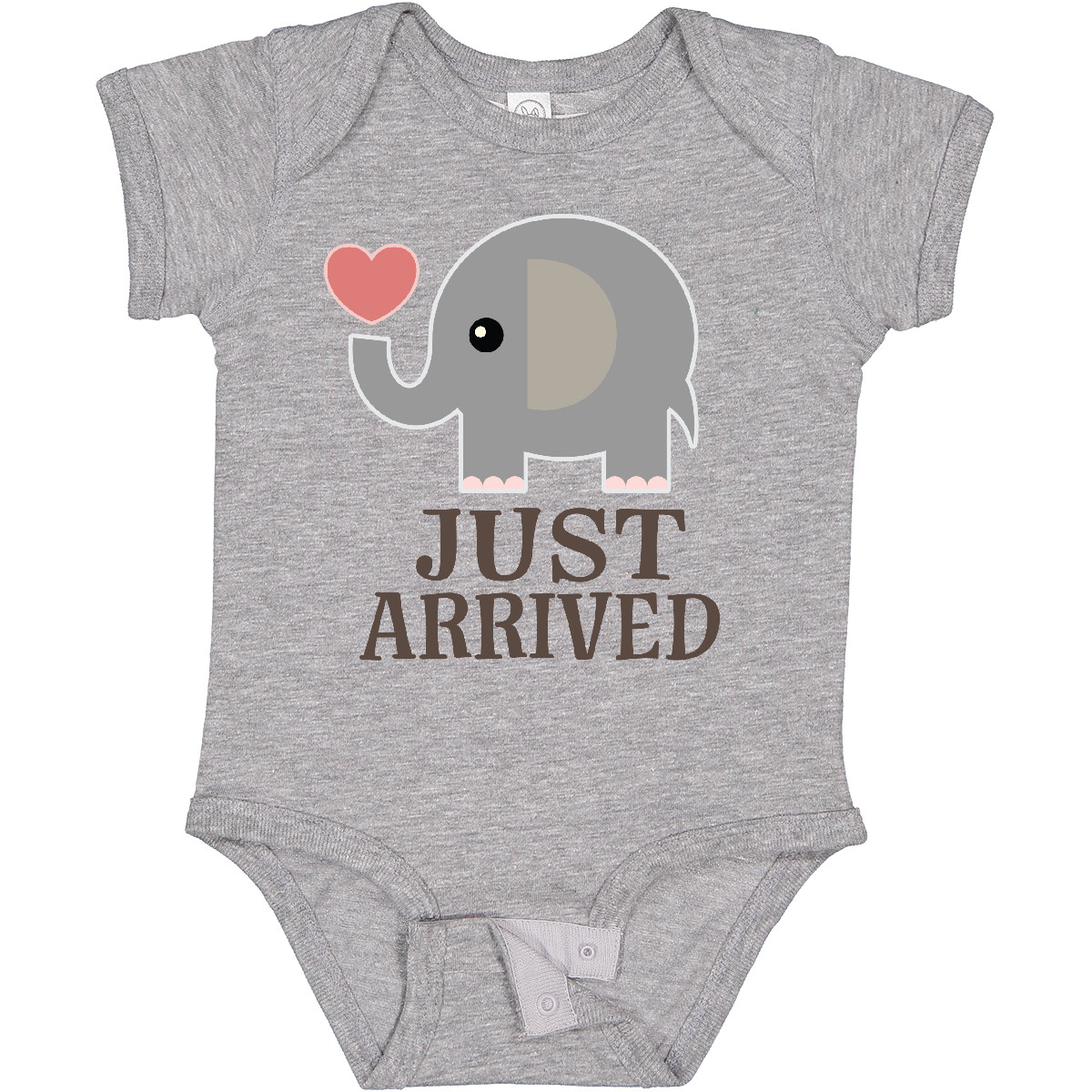 Inktastic Just Arrived Baby Elephant Baby Bodysuit New Boy Girl Cute Animals Zoo
