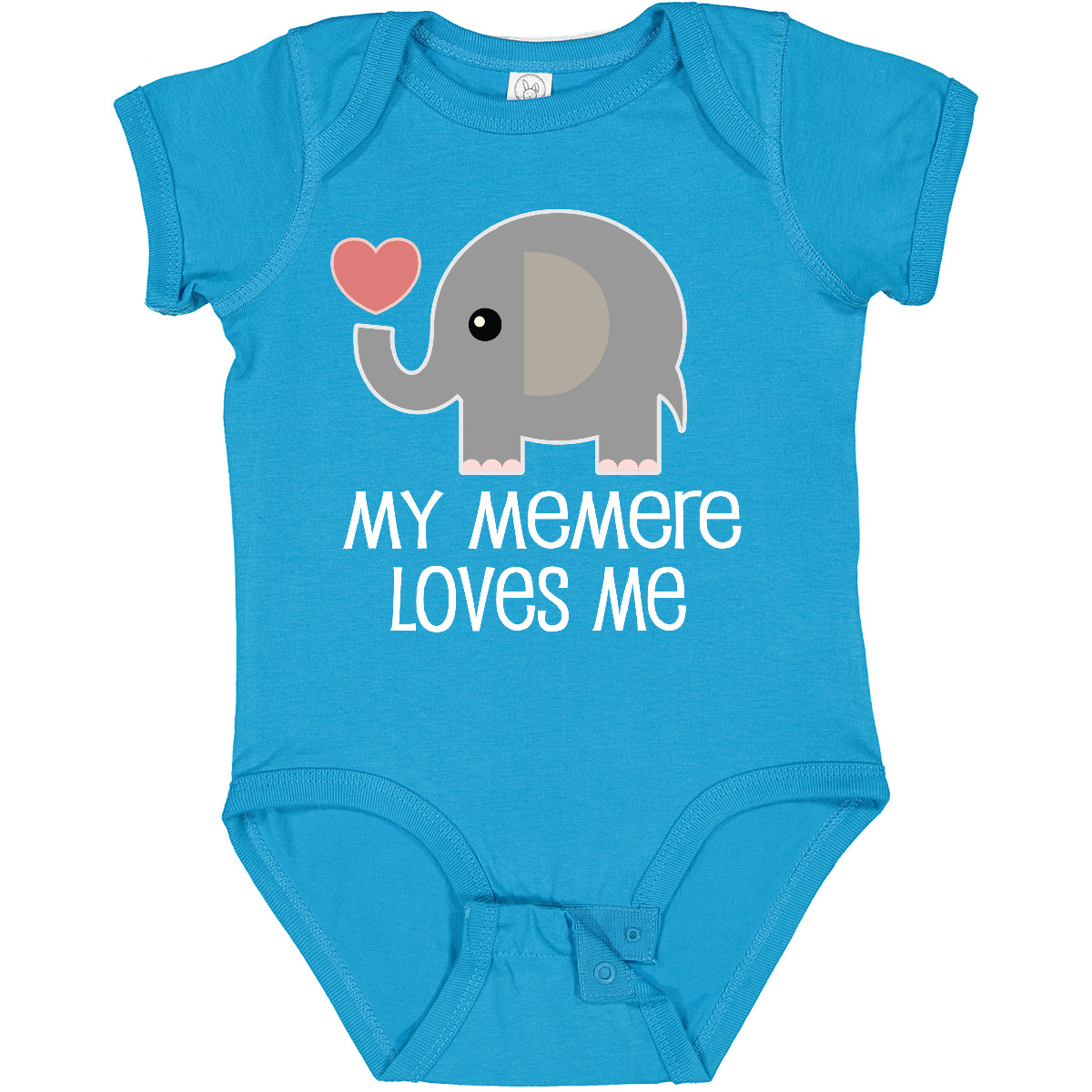 Inktastic Memere Oma liebt mich Baby Body Enkelkind Jungen Mädchen Enkel - Bild 15 von 16