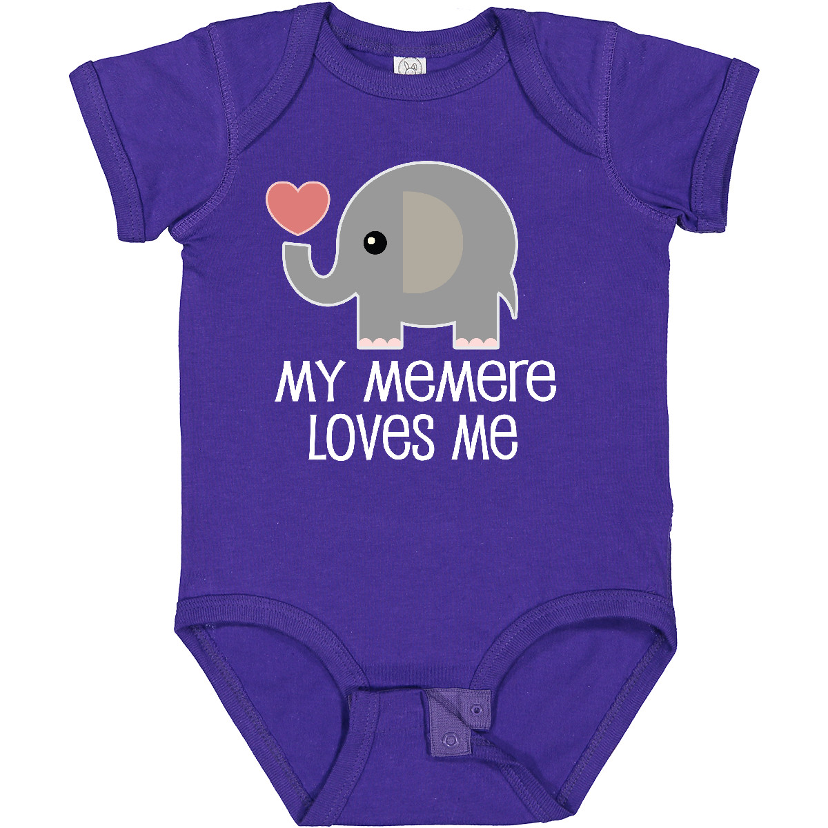 Inktastic Memere Oma liebt mich Baby Body Enkelkind Jungen Mädchen Enkel - Bild 12 von 16