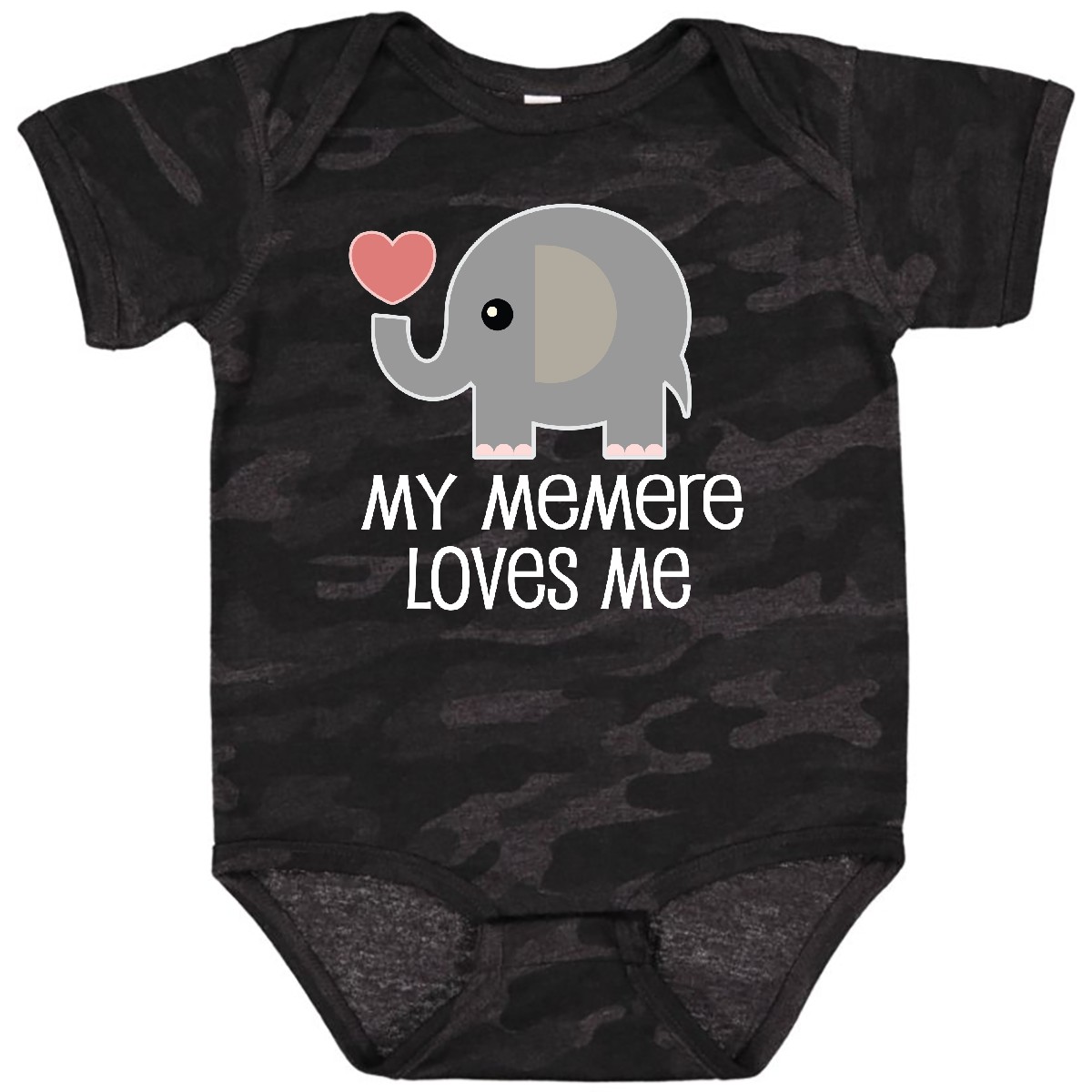 Inktastic Memere Oma liebt mich Baby Body Enkelkind Jungen Mädchen Enkel - Bild 14 von 16