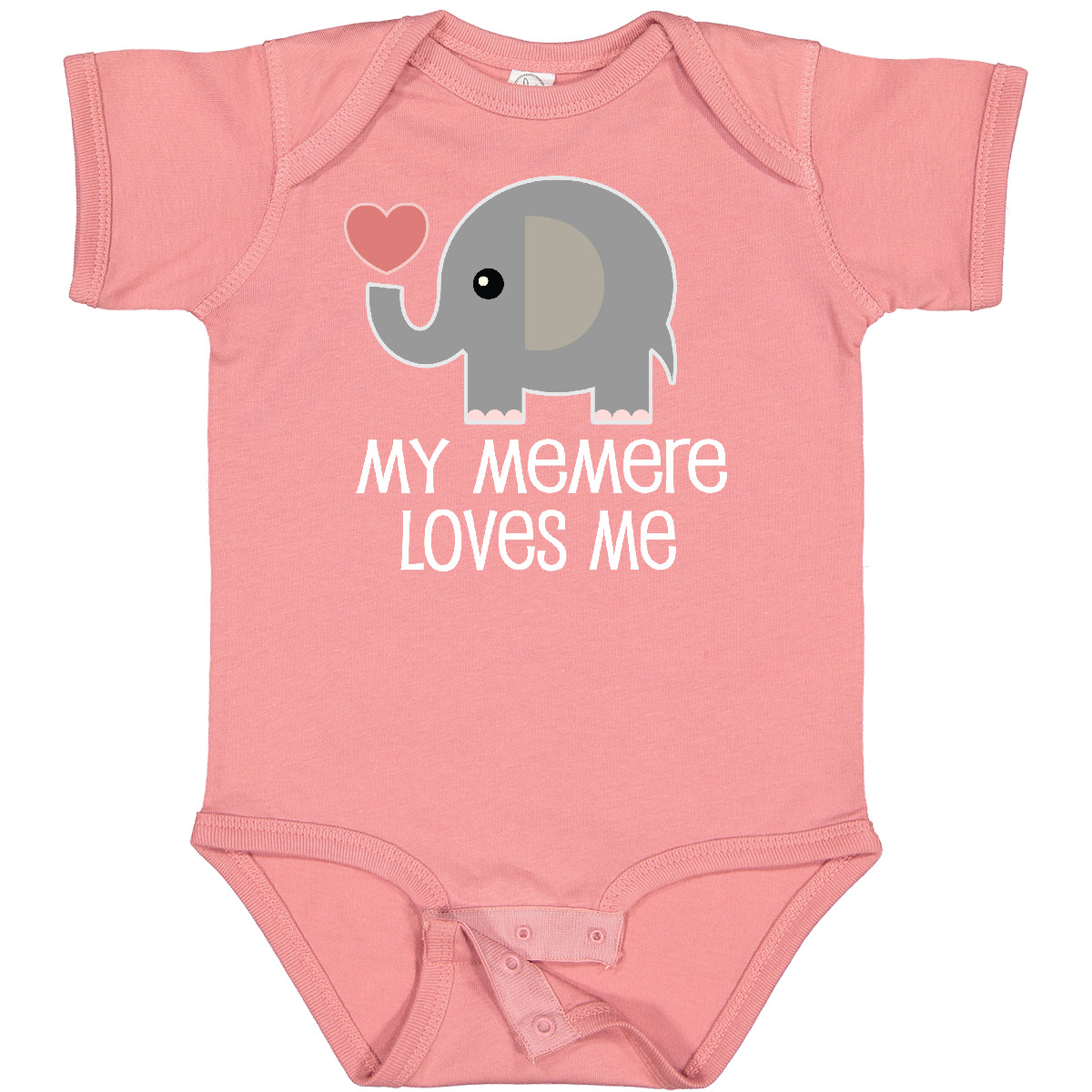 Inktastic Memere Oma liebt mich Baby Body Enkelkind Jungen Mädchen Enkel - Bild 10 von 16
