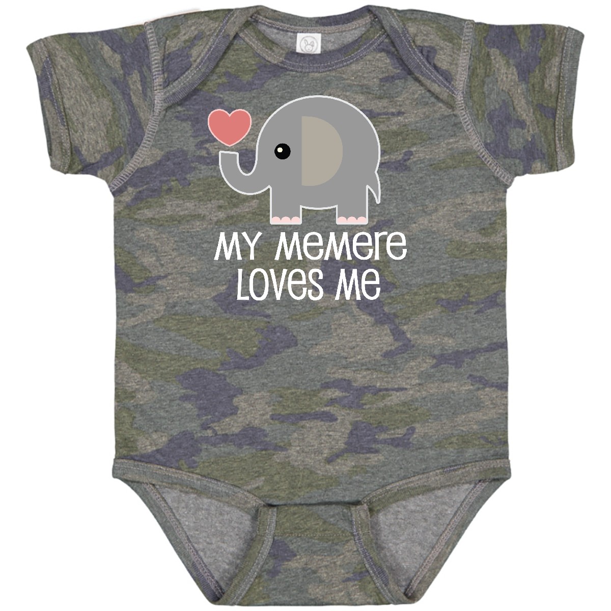 Inktastic Memere Oma liebt mich Baby Body Enkelkind Jungen Mädchen Enkel - Bild 16 von 16
